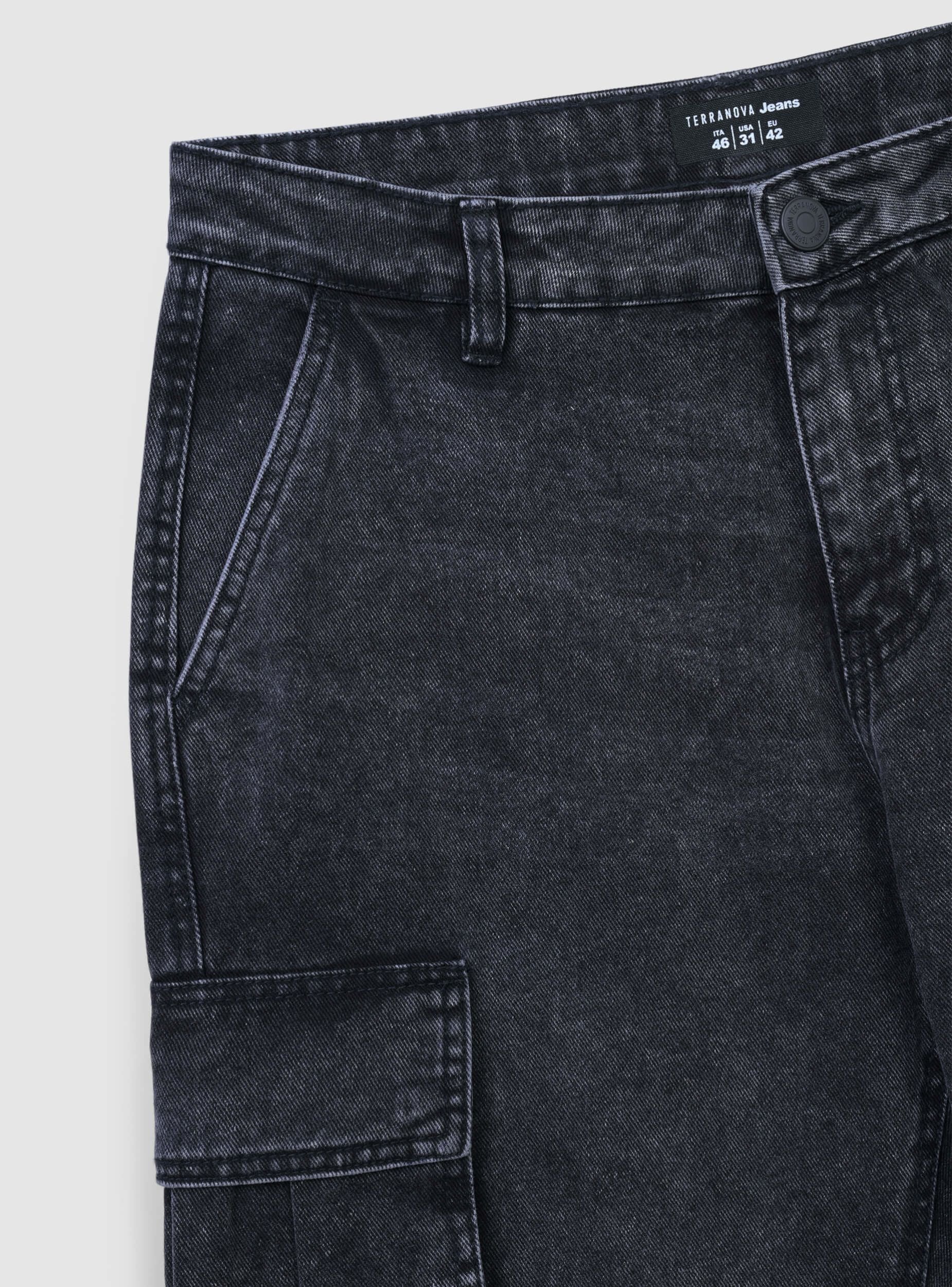 Jeans cargo oversize acid wash - Image 6