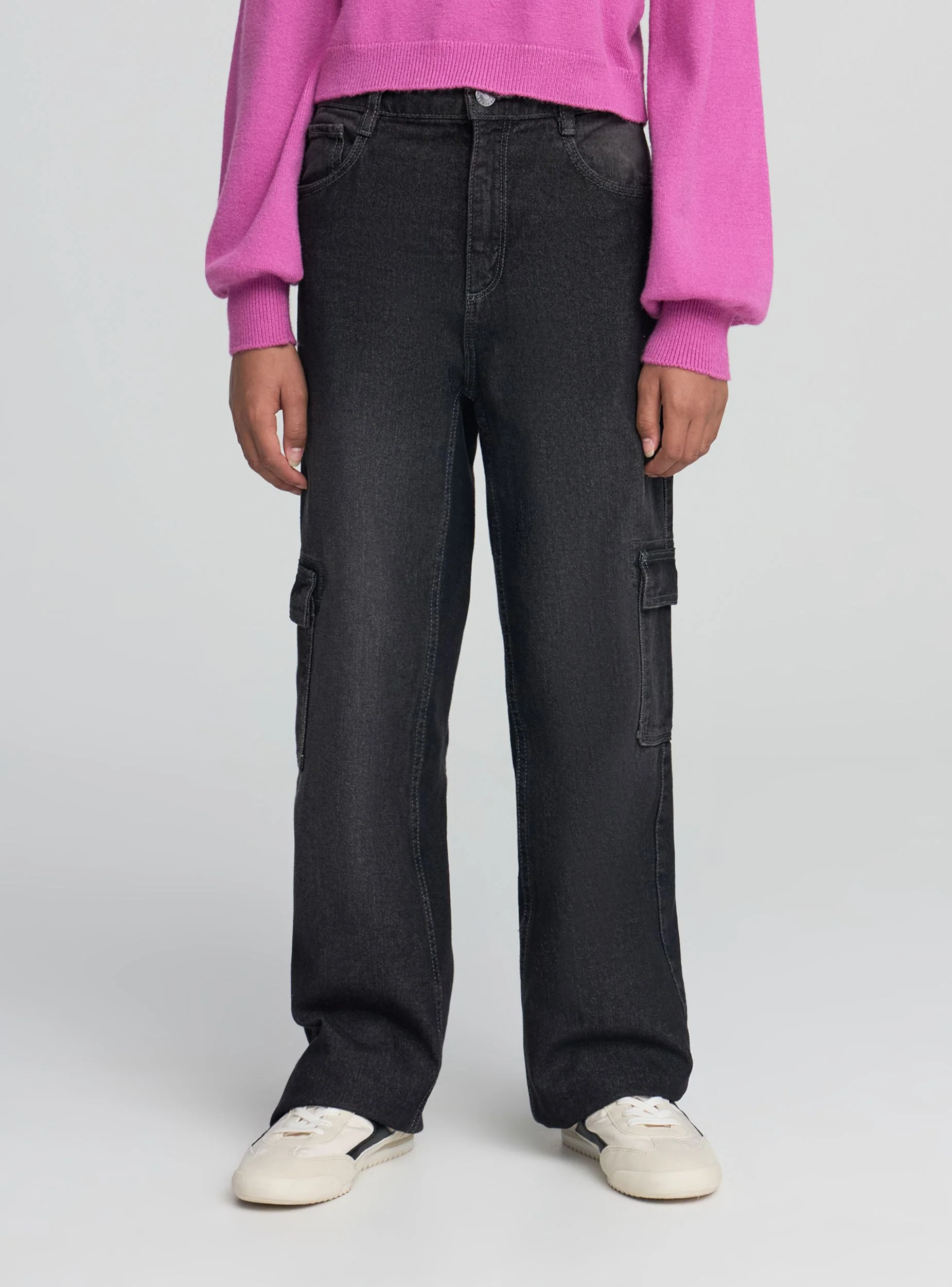 Jeans cargo wide leg - Image 2