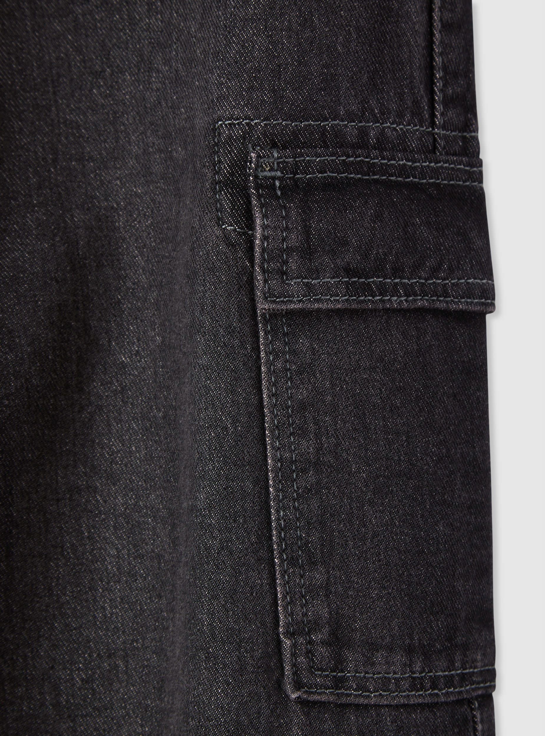 Jeans cargo wide leg - Image 4