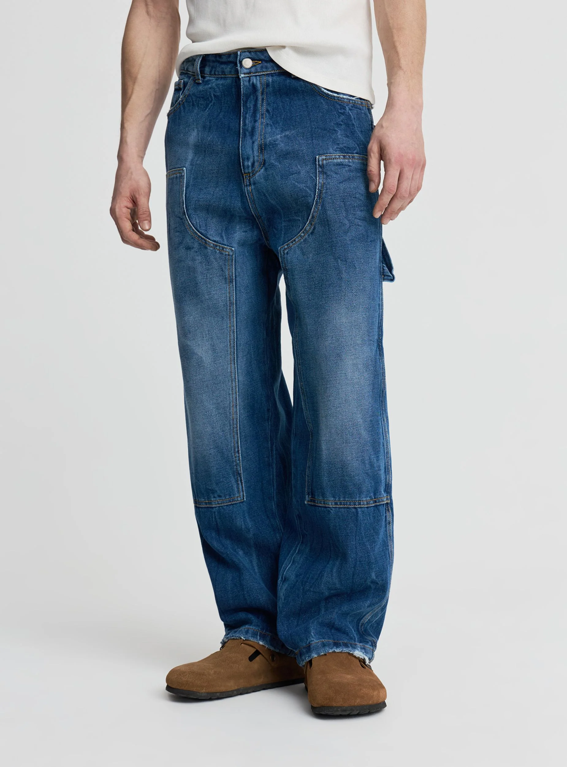 Jeans carpenter con doppia ginocchiera - Image 3