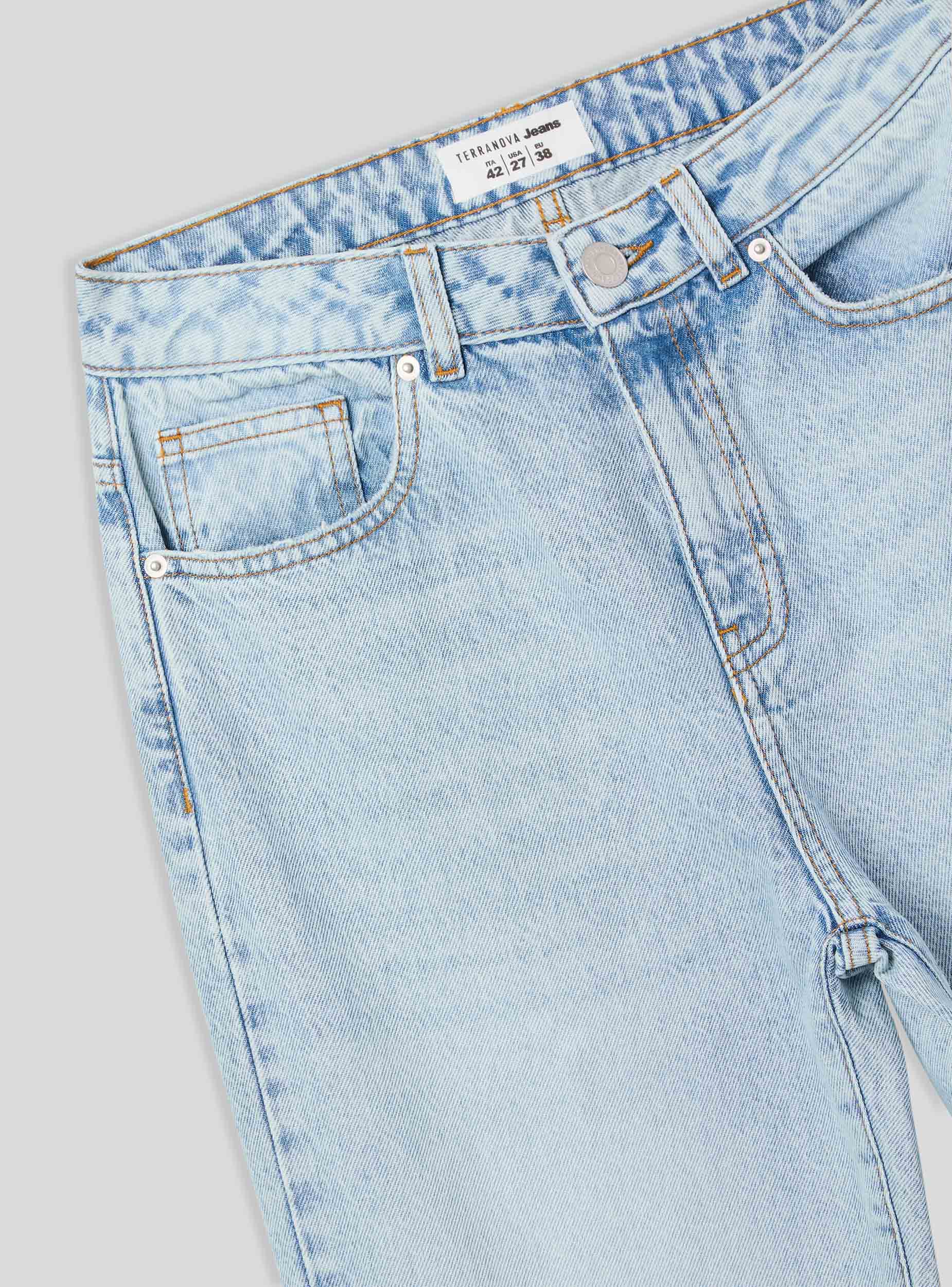 Jeans chiari straight acid wash - Image 7