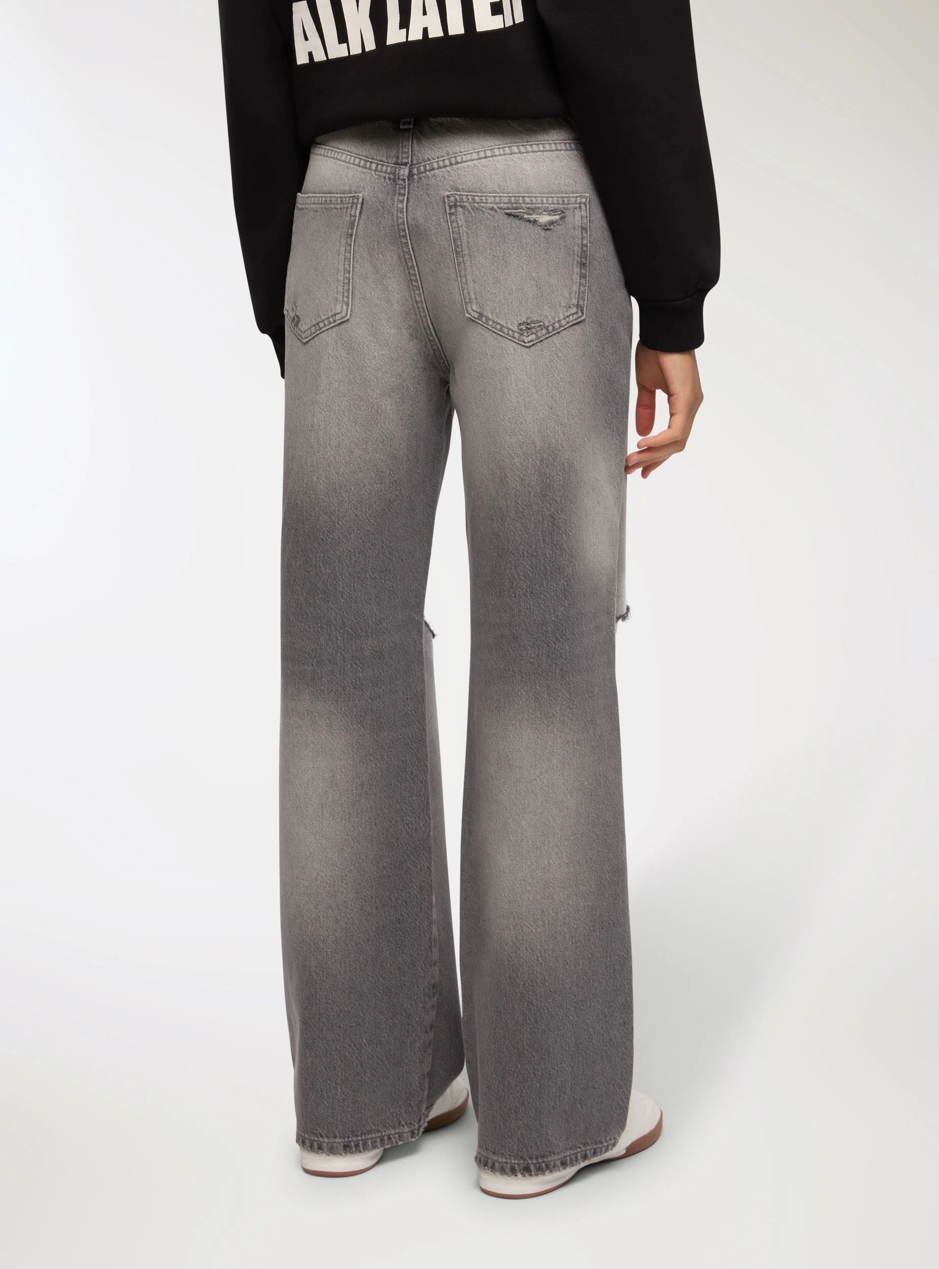 Jeans con strappi wide leg - Image 2