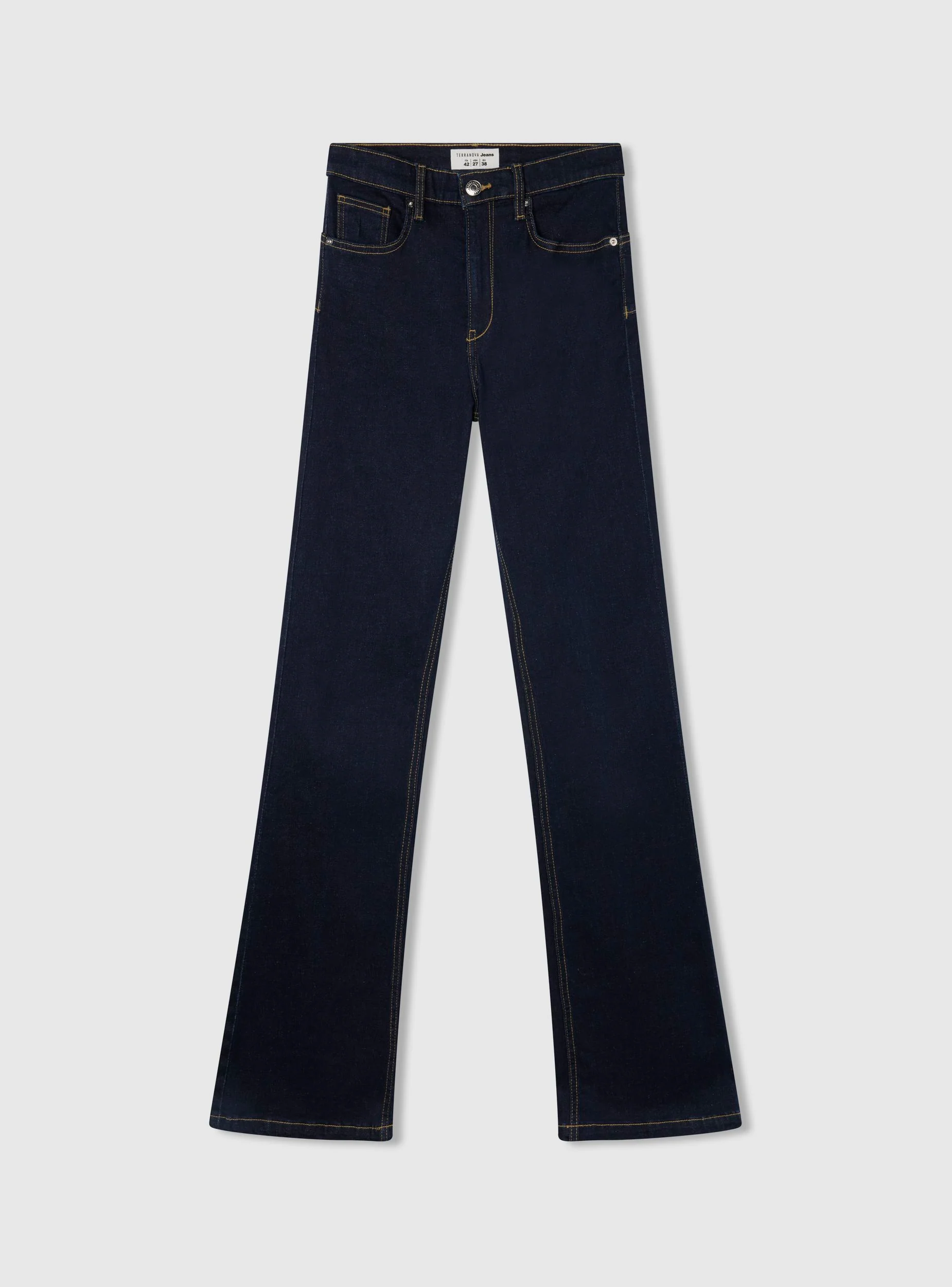 Jeans flared a vita alta - Image 5