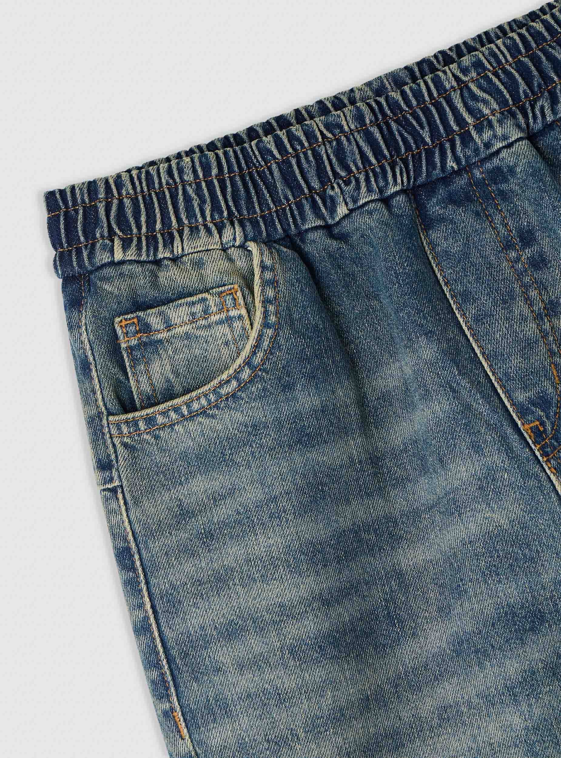 Jeans jogger bambino con vita elasticizzata - Image 3