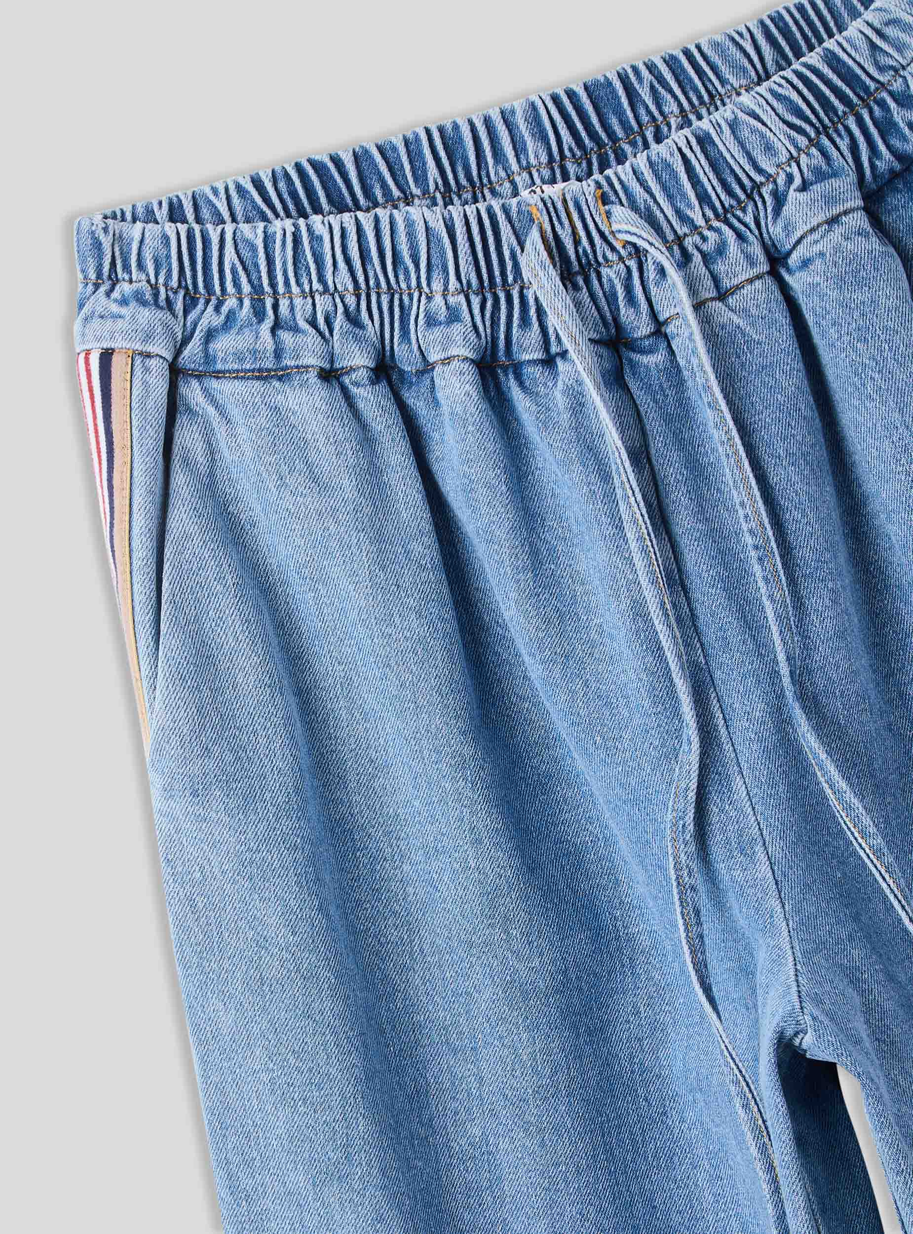 Jeans jogger con banda laterale - Image 7