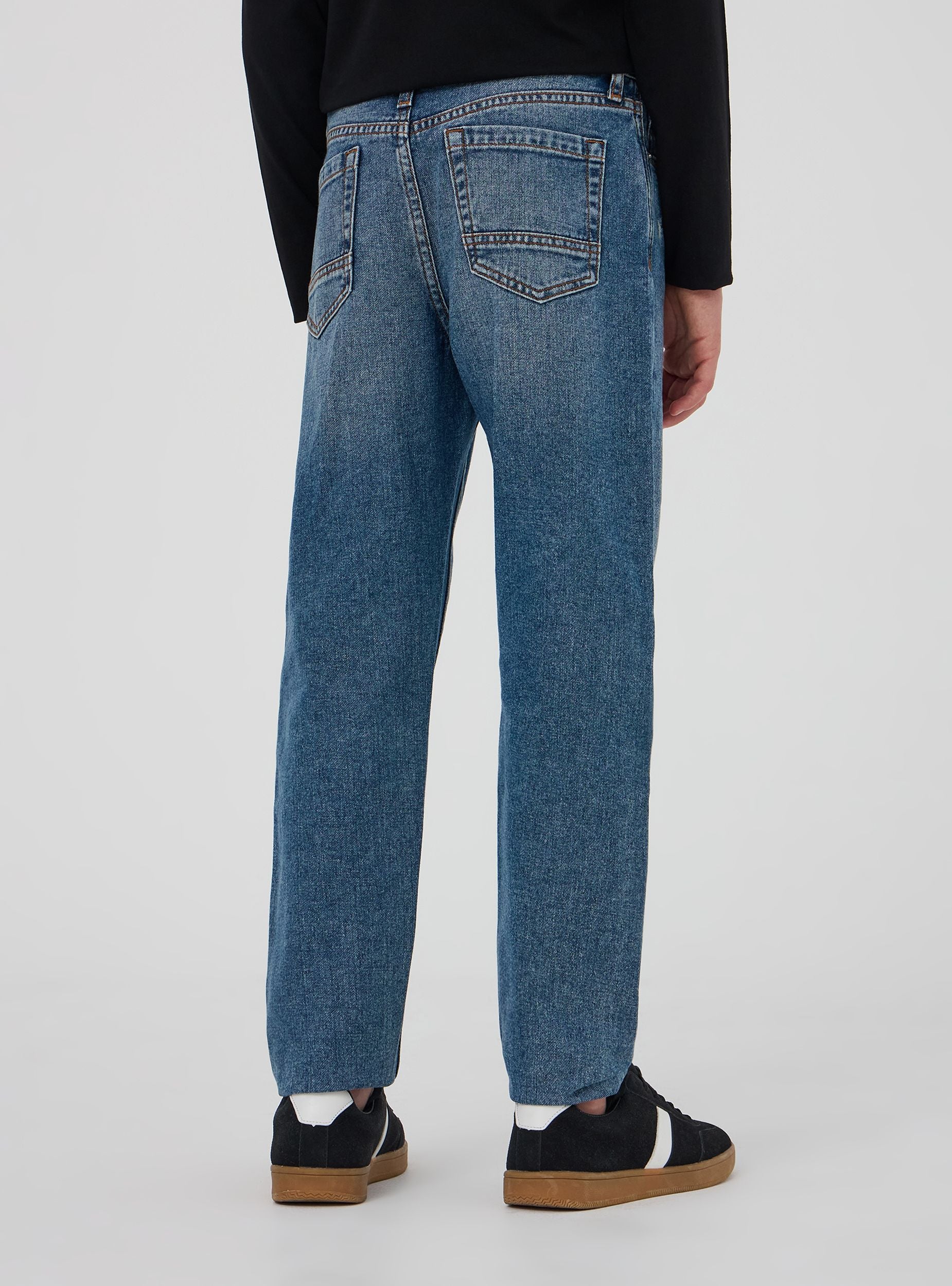 Jeans loose fit con strappi - Image 2