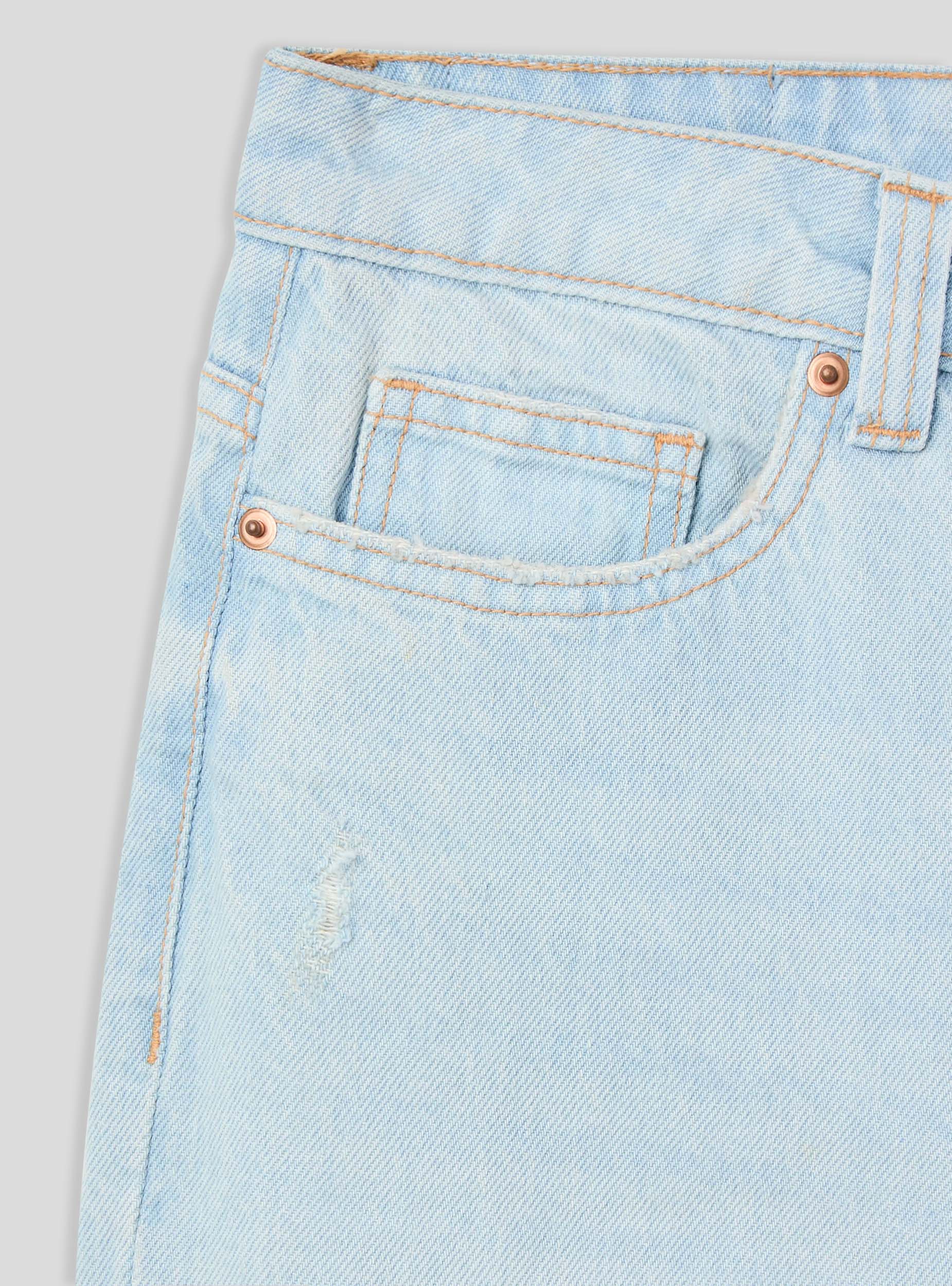 Jeans mom chiari con strappi - Image 6