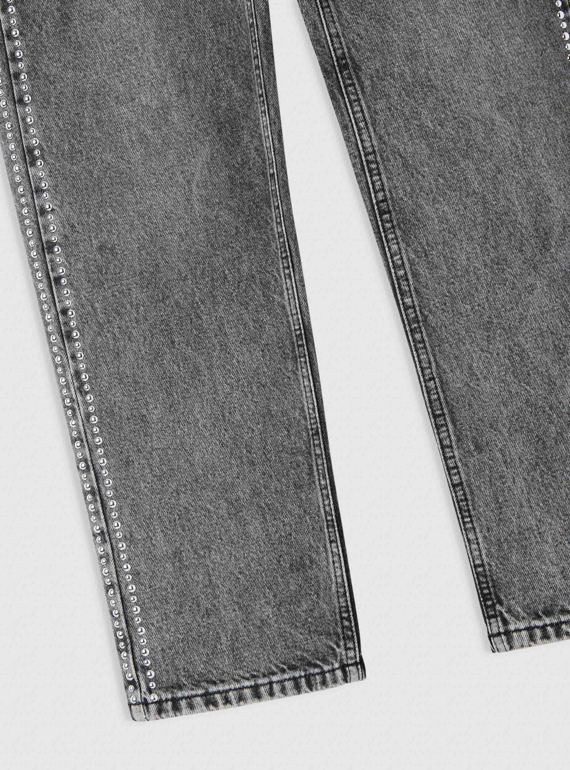 Jeans mom con borchie laterali - Image 5