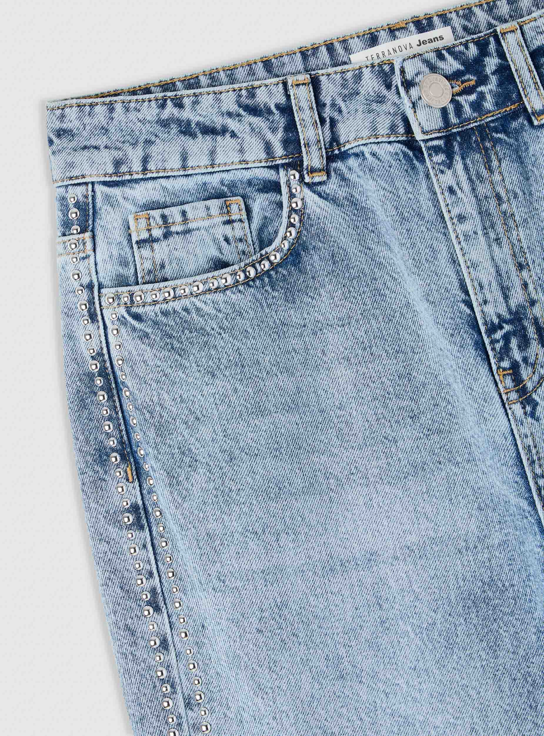 Jeans mom con borchie - Image 7
