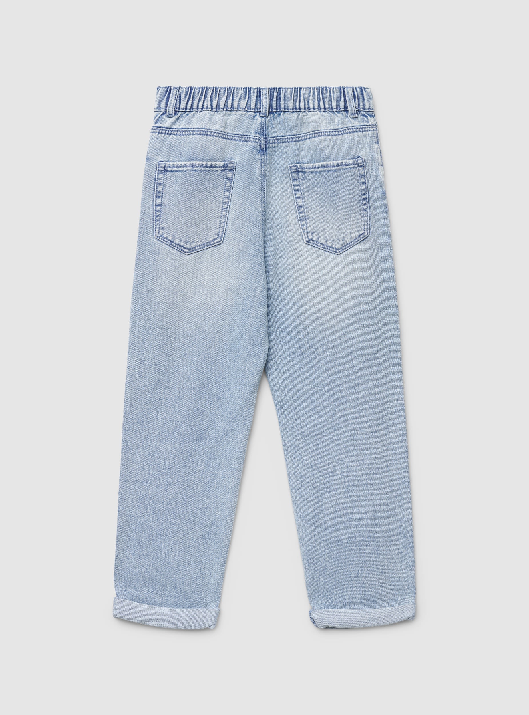 Jeans mom con stampa e strappi - Image 5