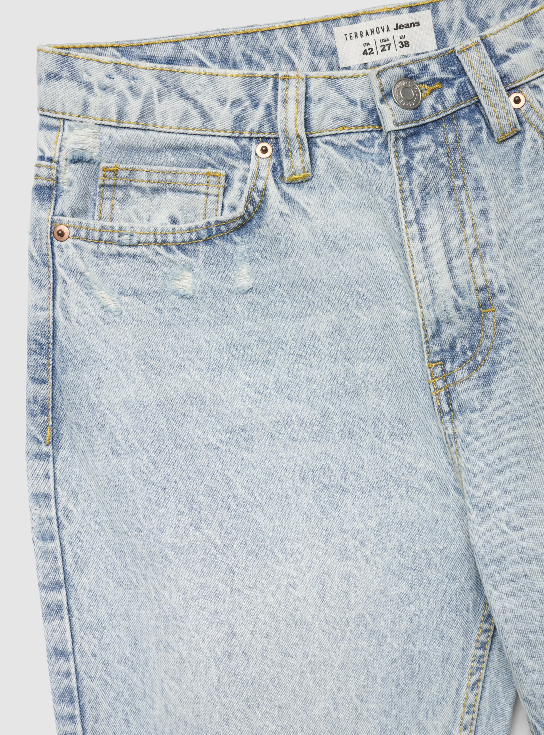 Jeans mom con strappi - Image 7