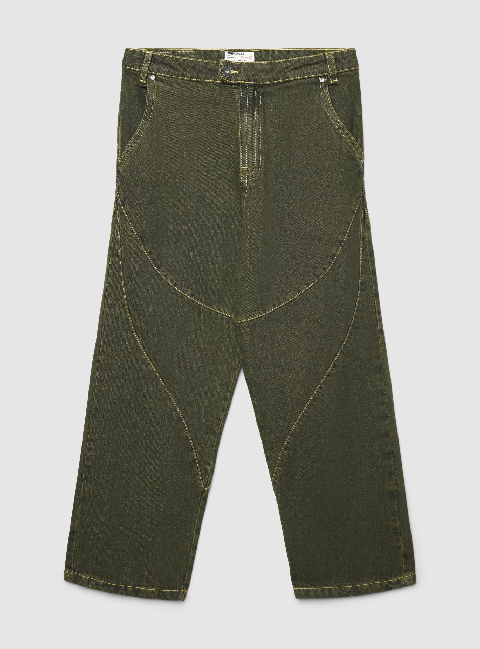 Jeans over cuciture biker TRNPOPLAB - Image 3