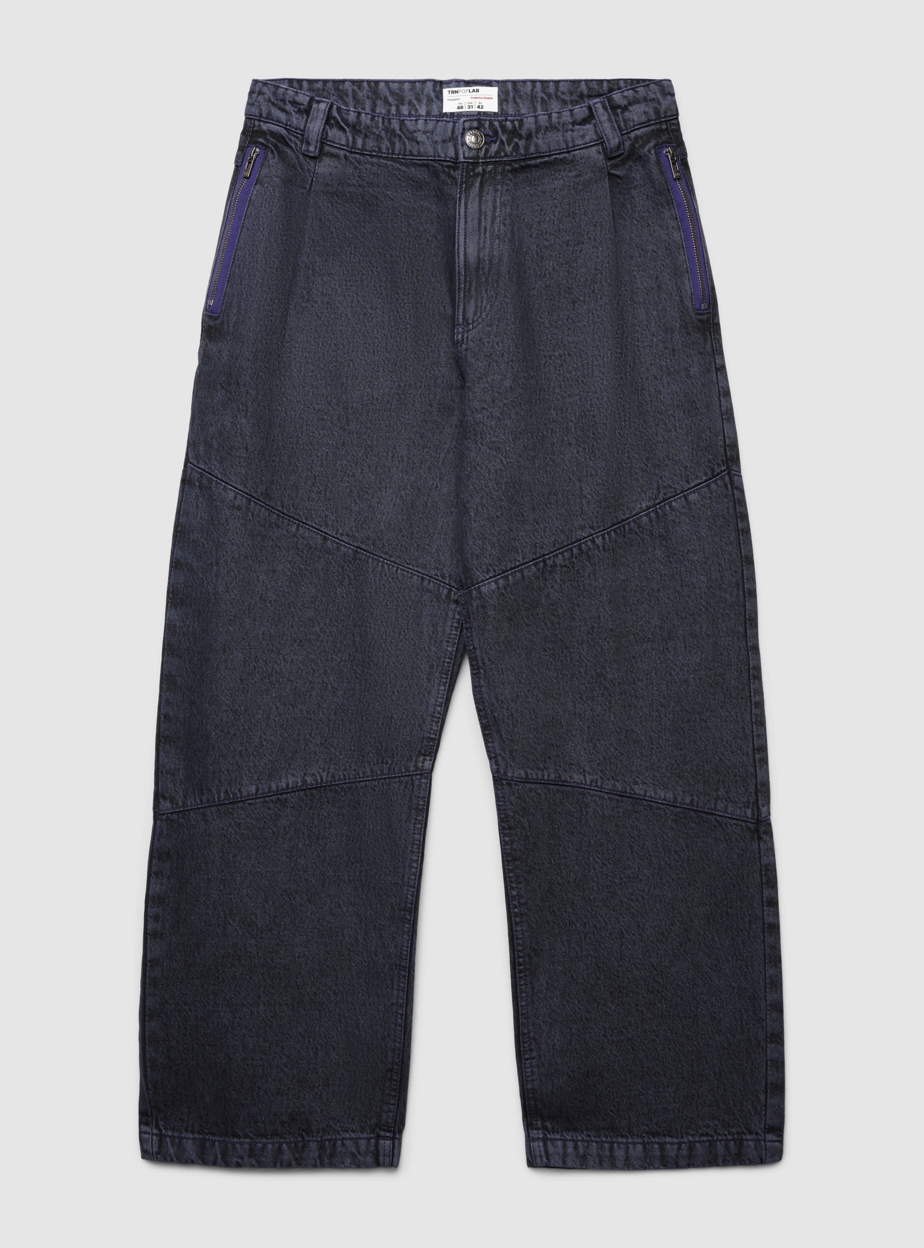 Jeans over tasche con zip TRNPOPLAB