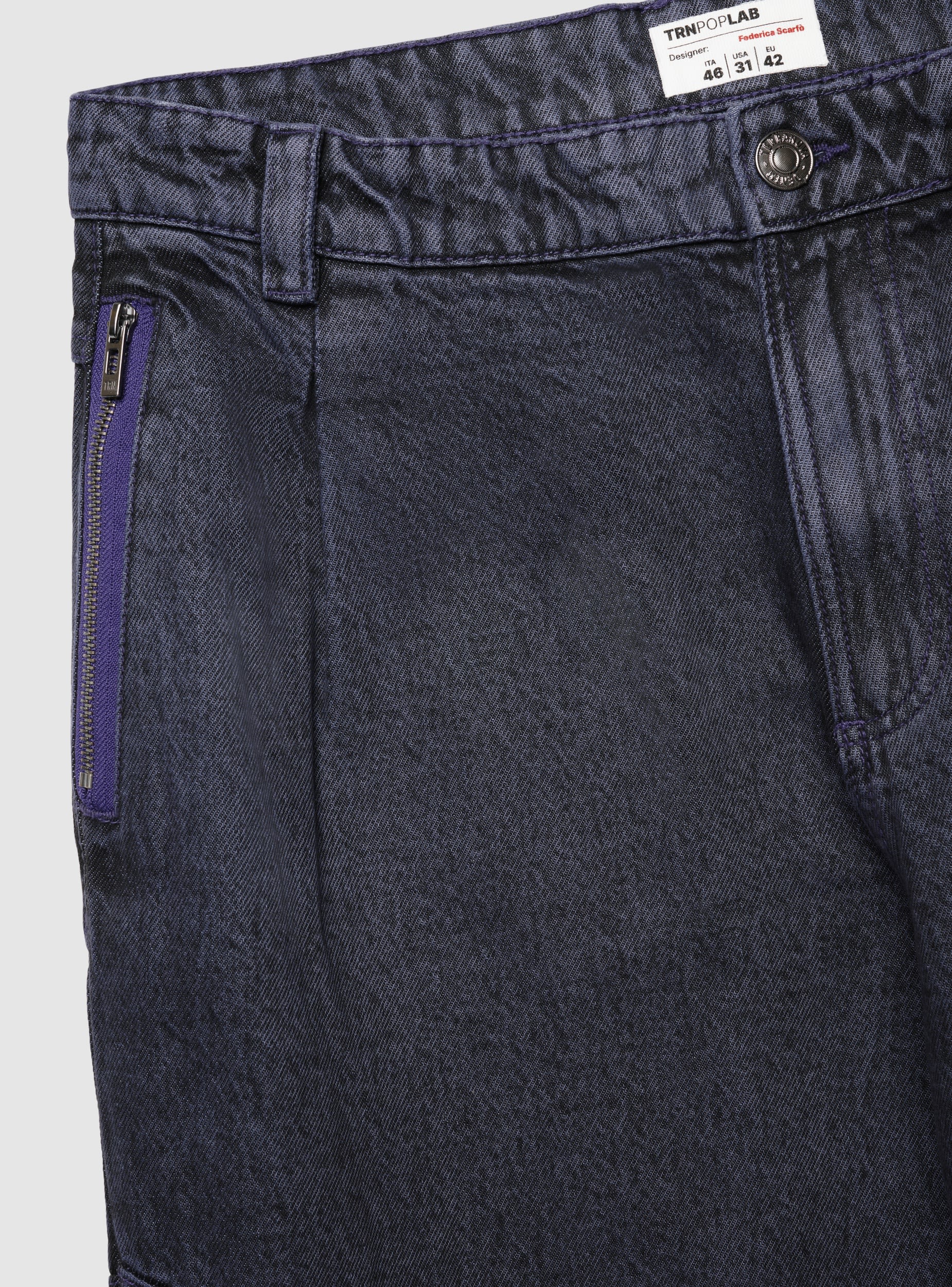 Jeans over tasche con zip TRNPOPLAB - Image 3