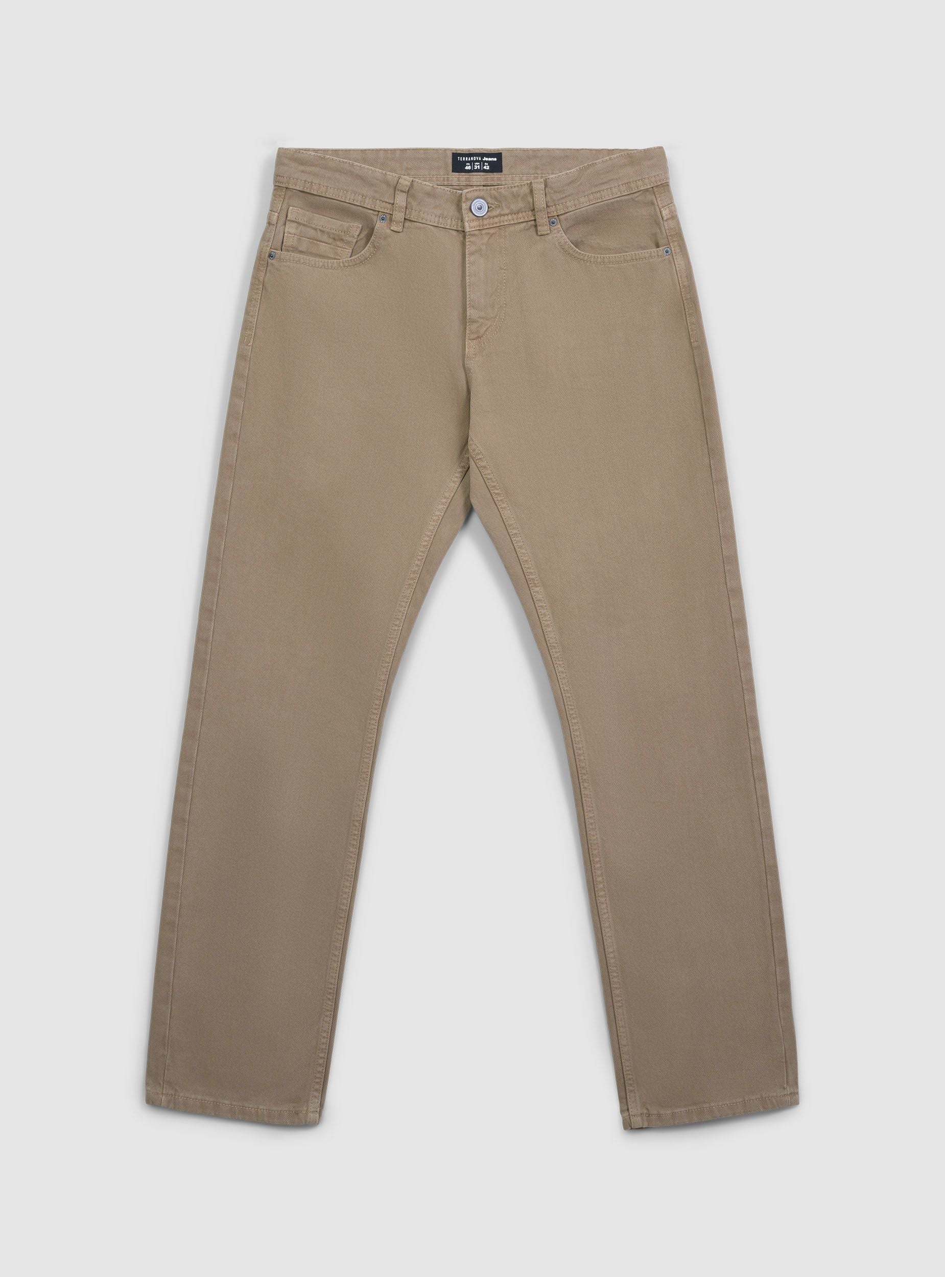 Jeans regular fit a tinta unita - Image 7