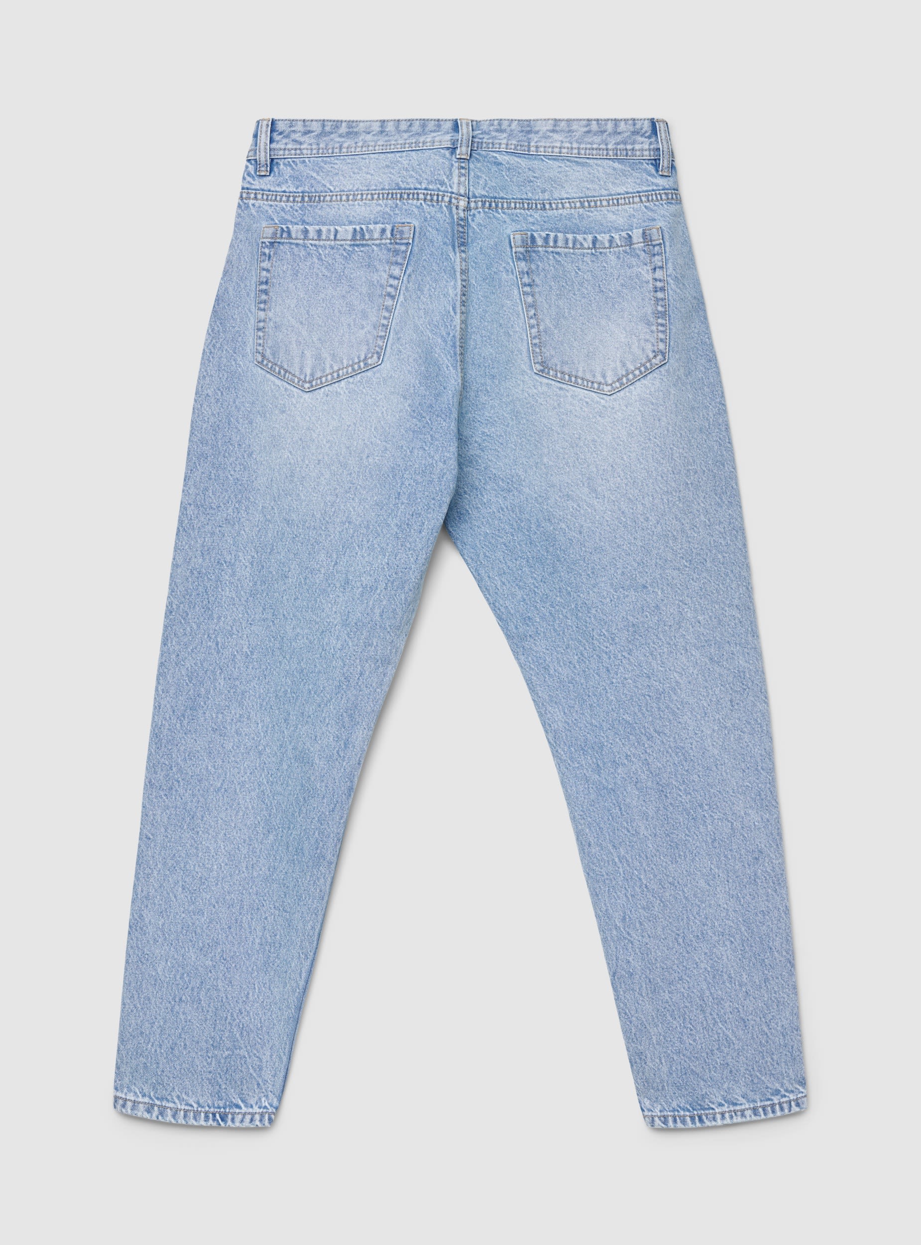 Jeans relaxed a tinta unita - Image 7