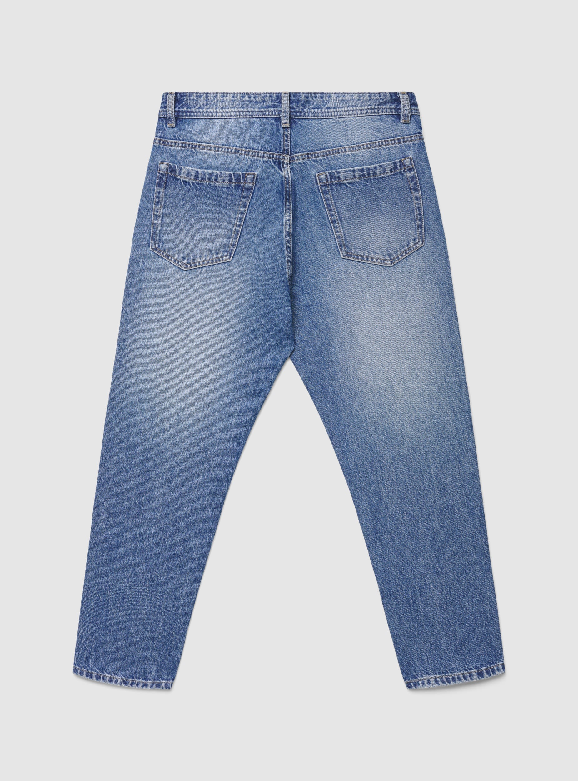 Jeans relaxed fit tinta unita - Image 7