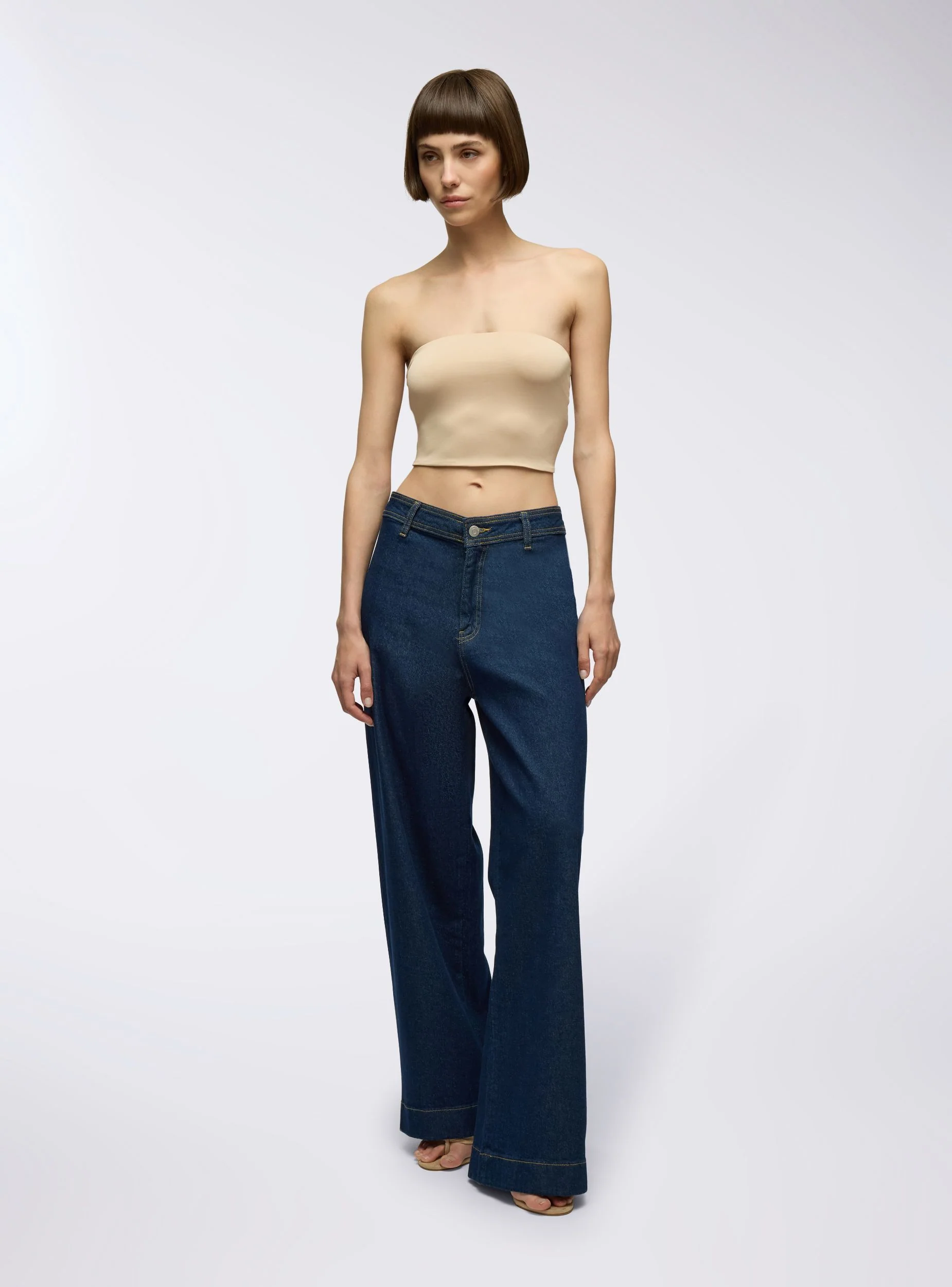 Jeans scuri wide leg - Image 5