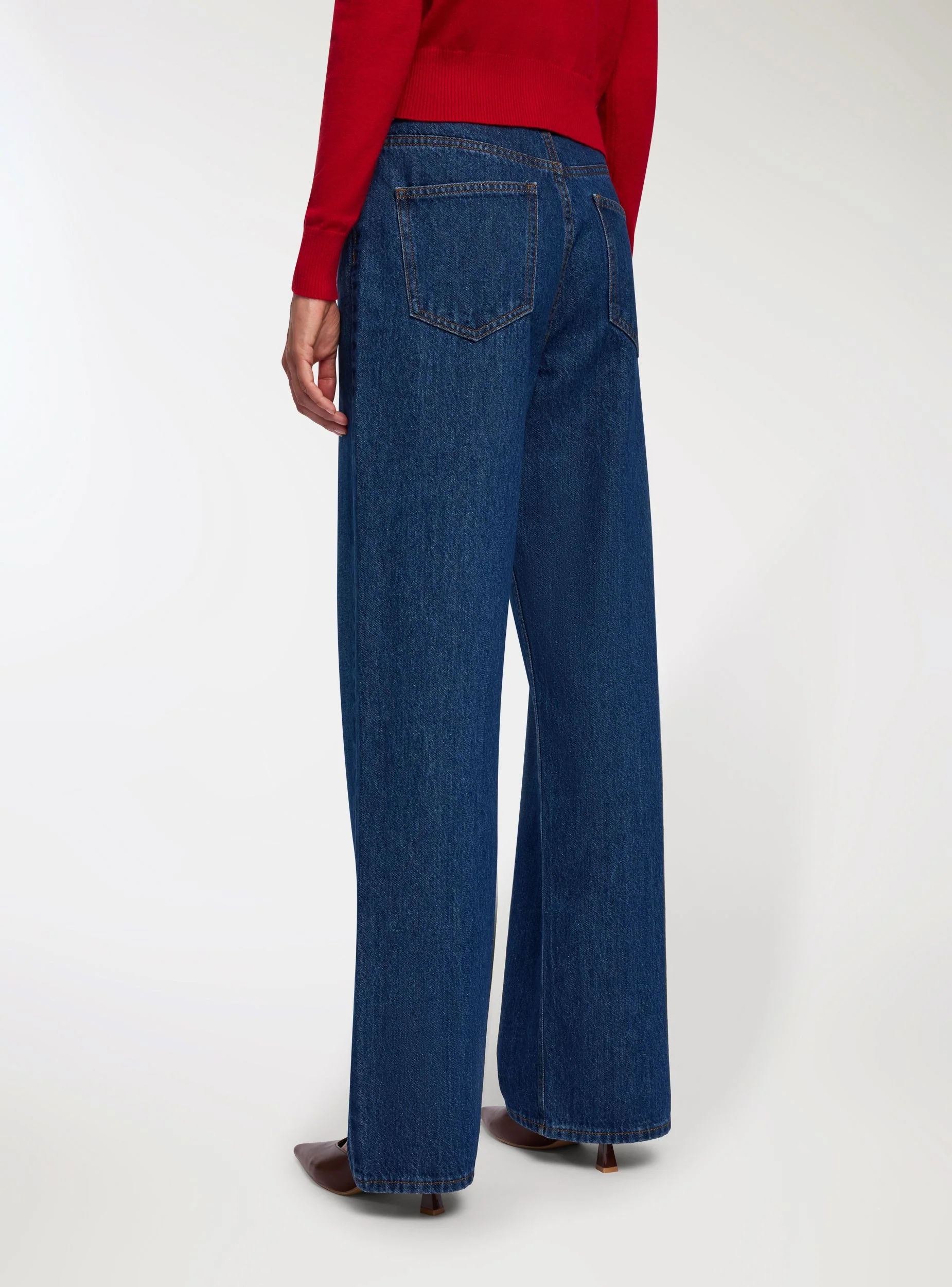 Jeans scuri wide leg - Image 2