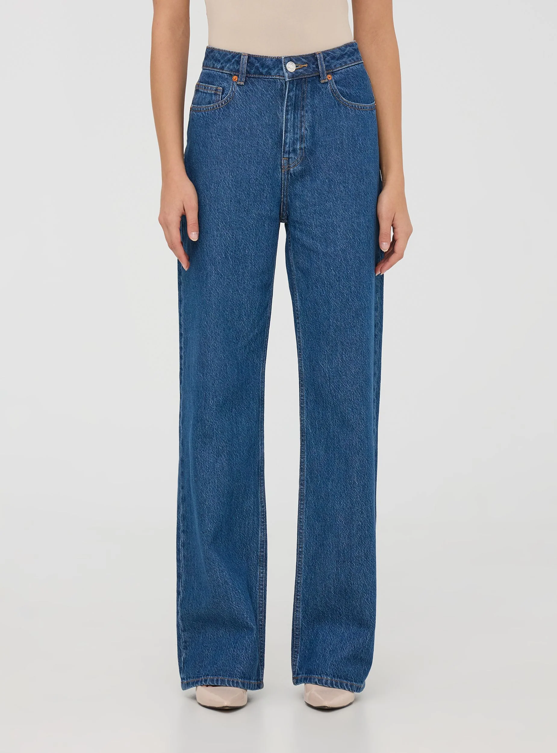 Jeans scuro wide leg - Image 2