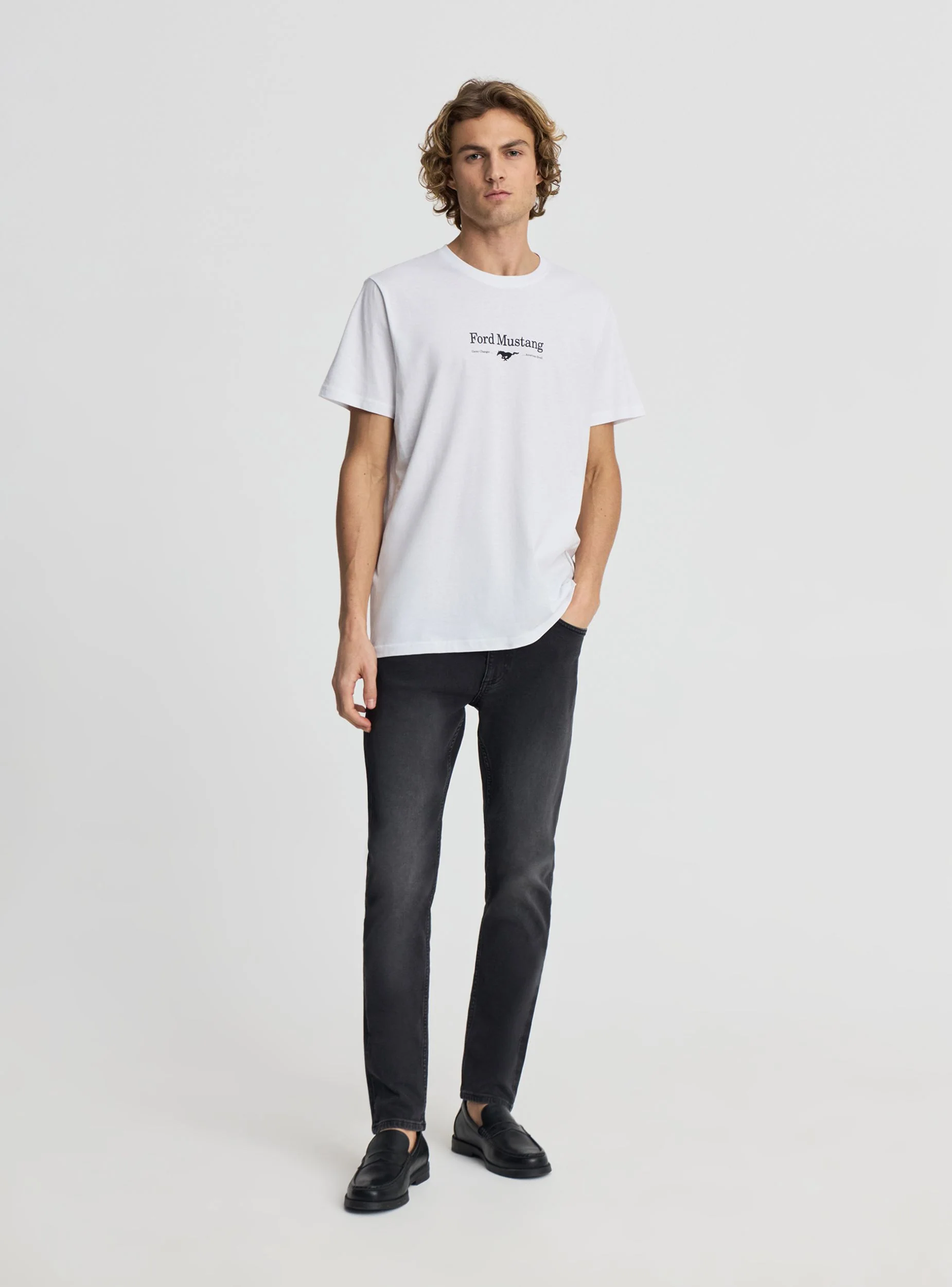 Jeans skinny a tinta unita