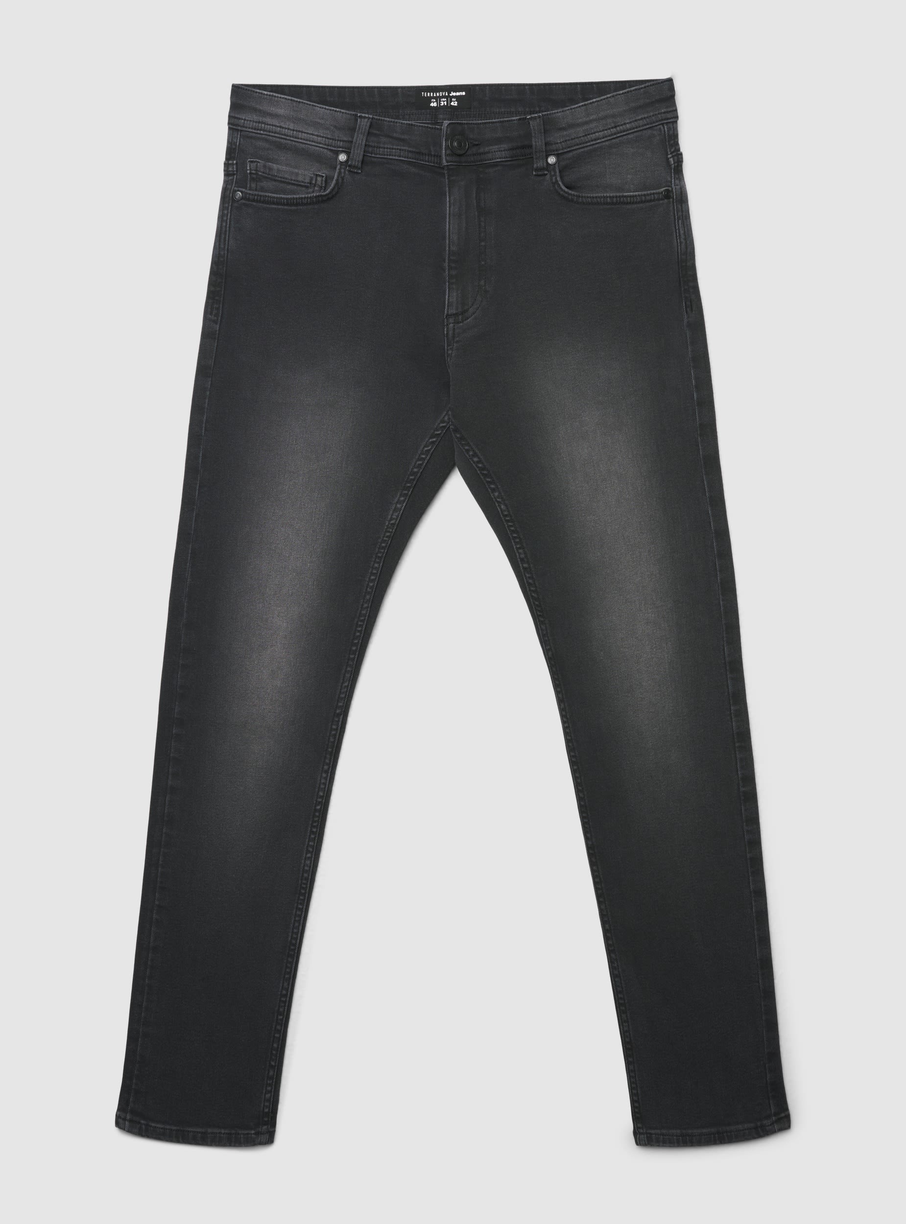 Jeans skinny a tinta unita - Image 6