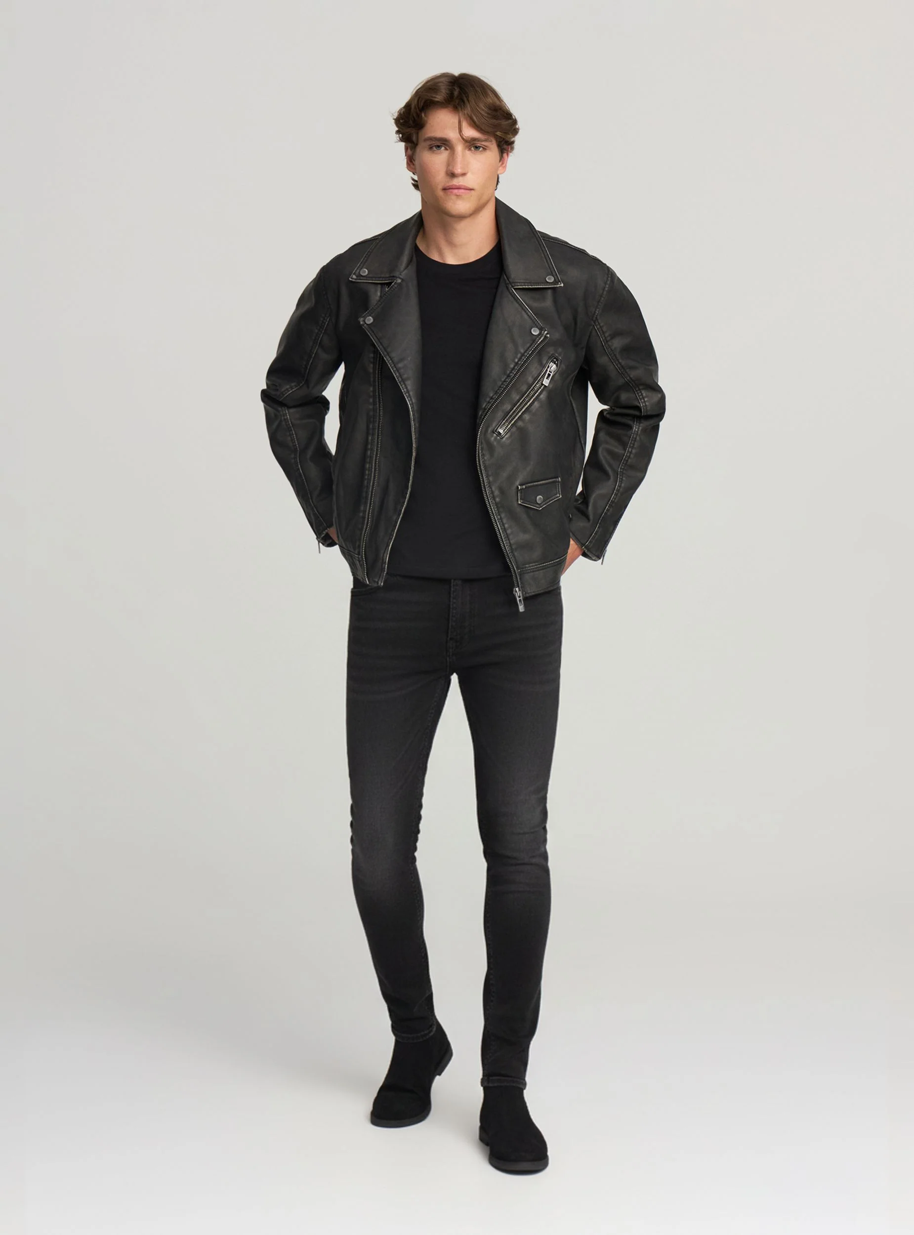 Jeans skinny a tinta unita - Image 8