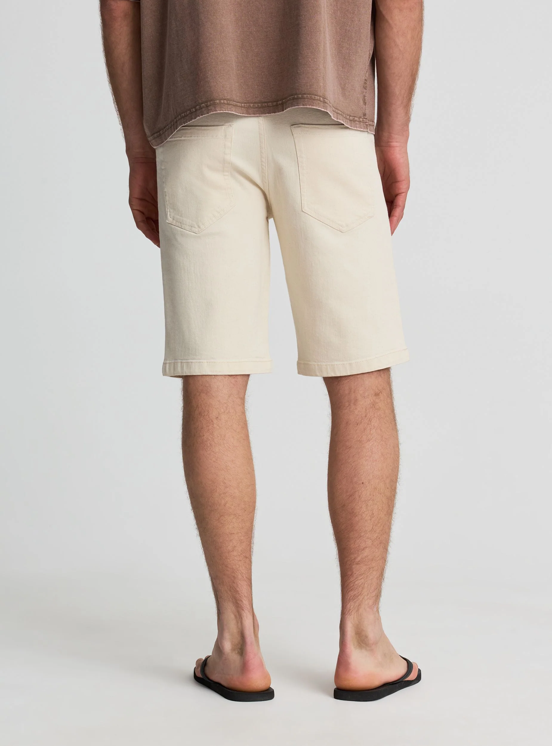 Jeans skinny corti a tinta unita - Image 2