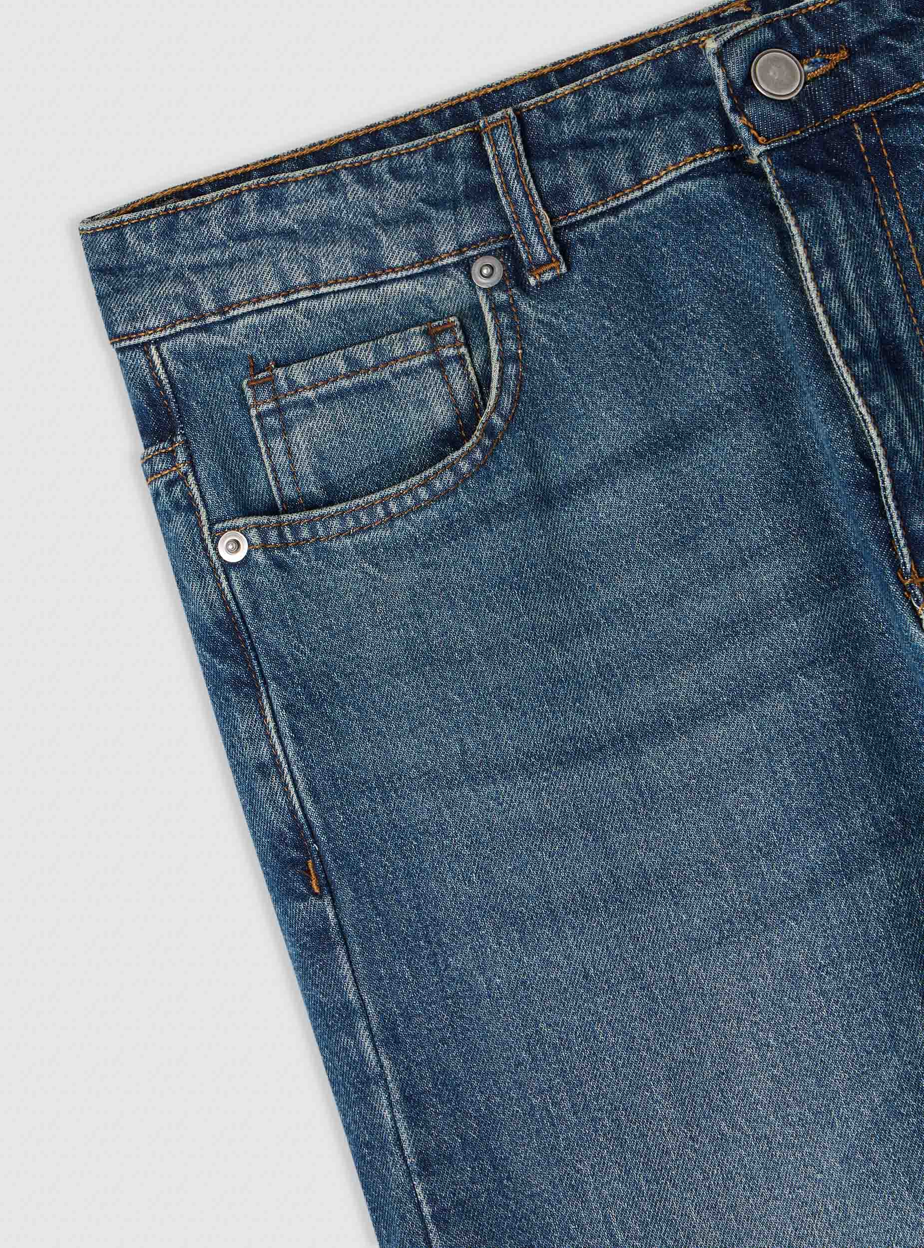 Jeans slim tapered a tinta unita - Image 5