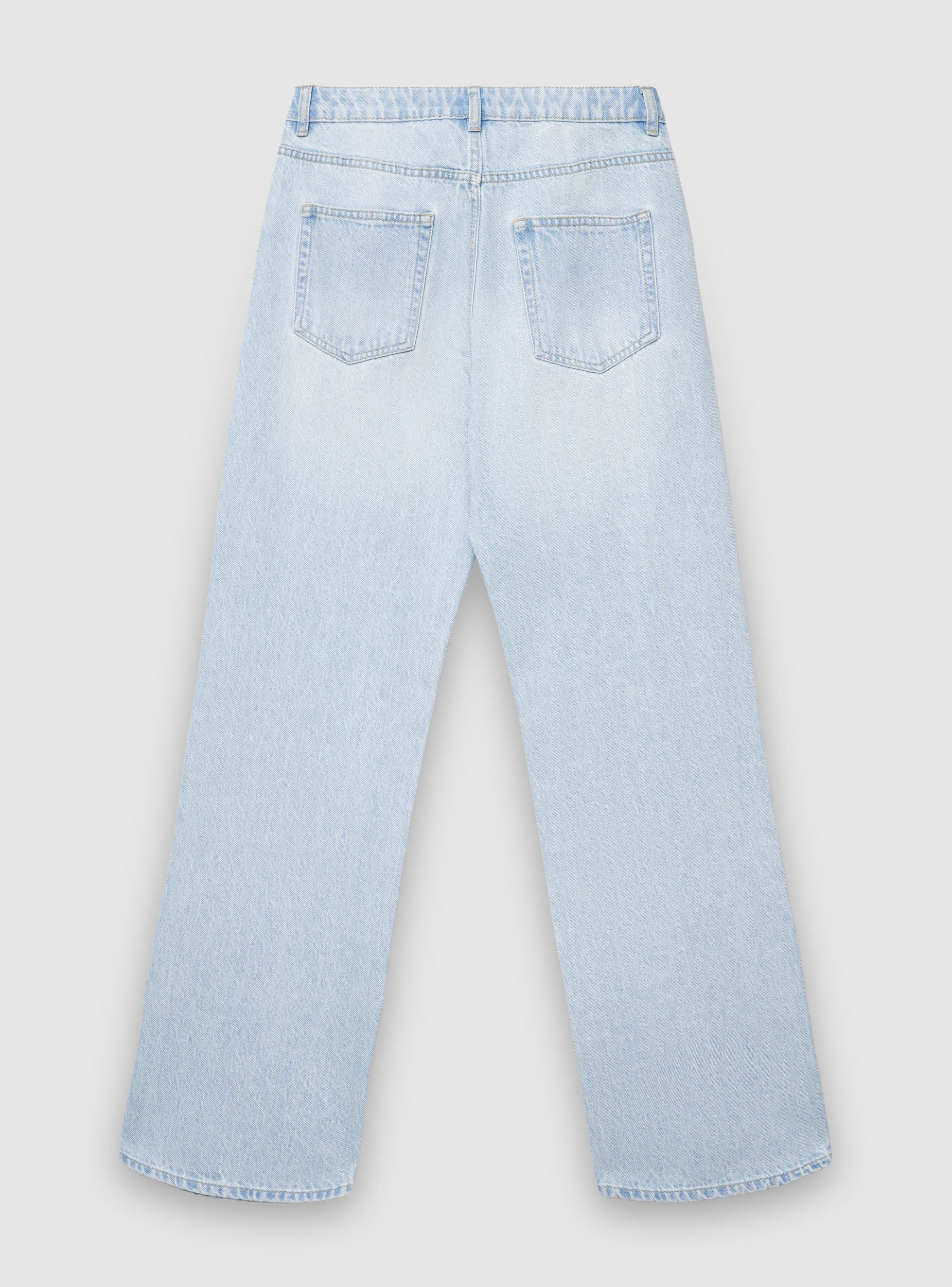Jeans straight a tinta unita - Image 6