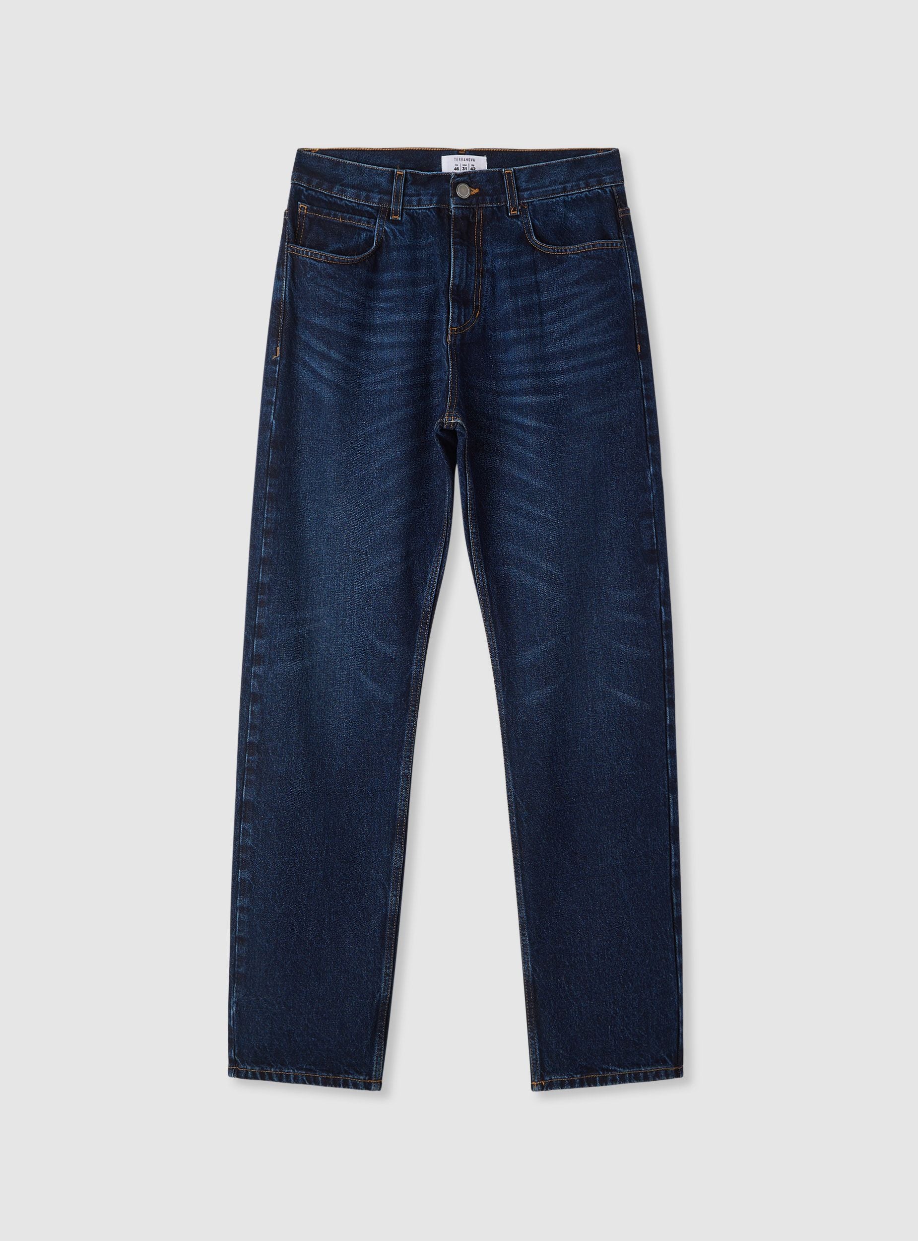 Jeans straight a tinta unita - Image 5