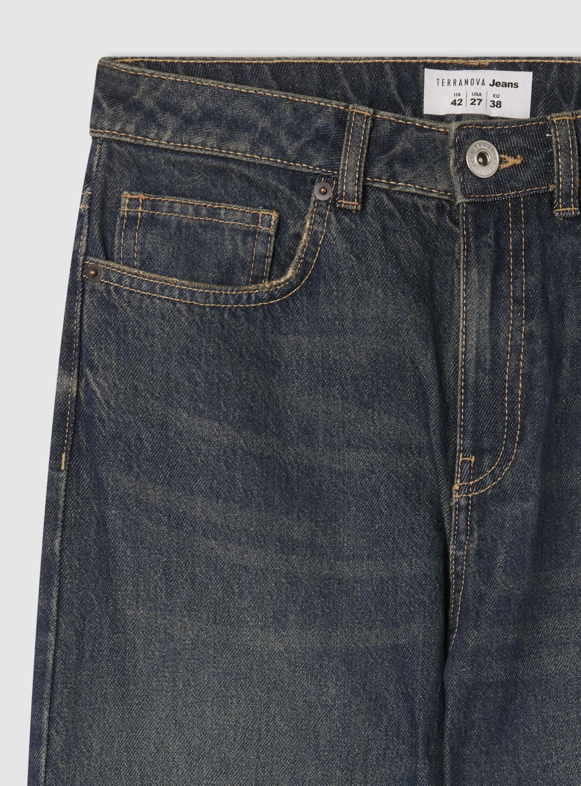 Jeans straight leg sovratinto - Image 5
