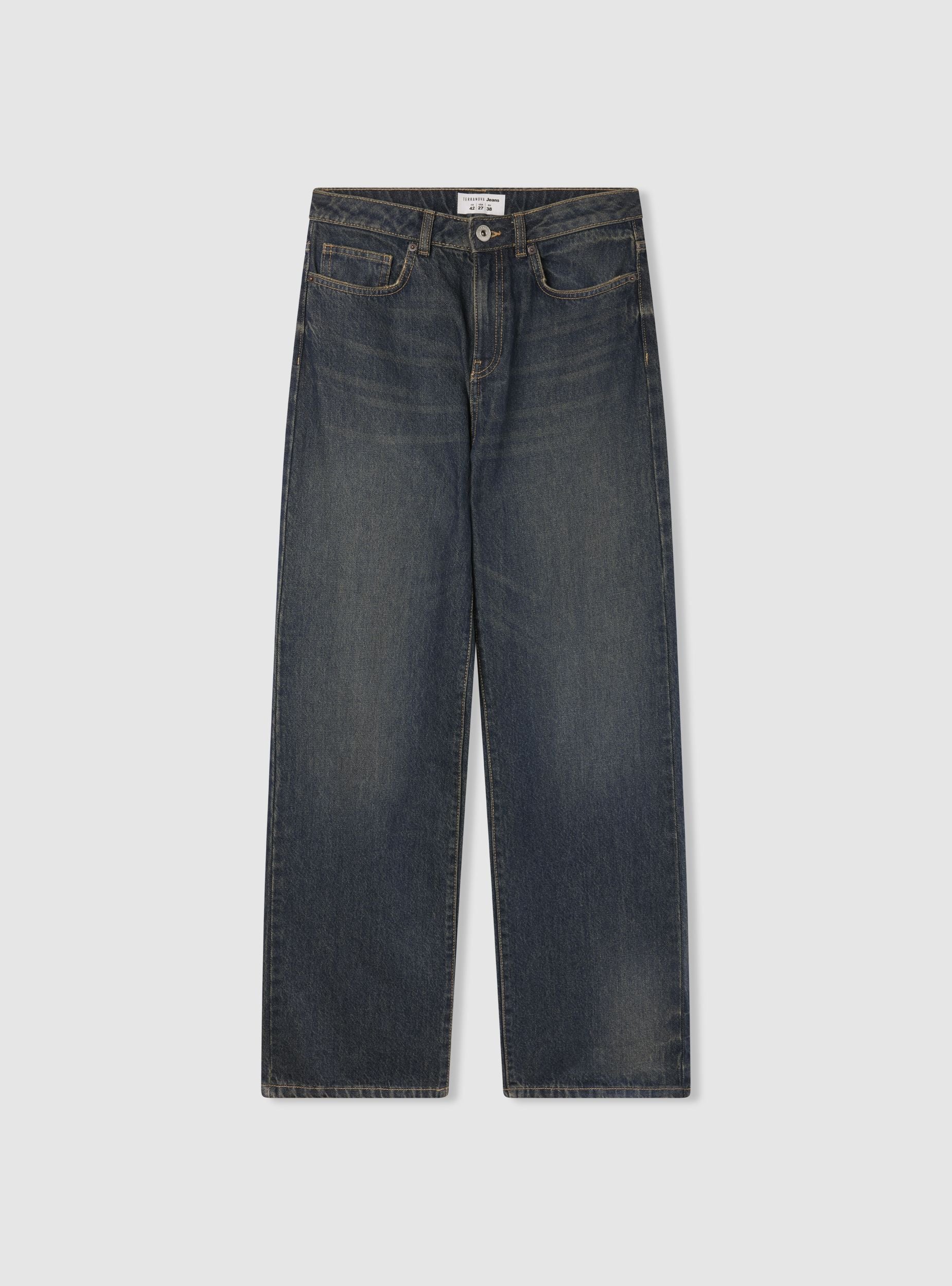 Jeans straight leg sovratinto - Image 6