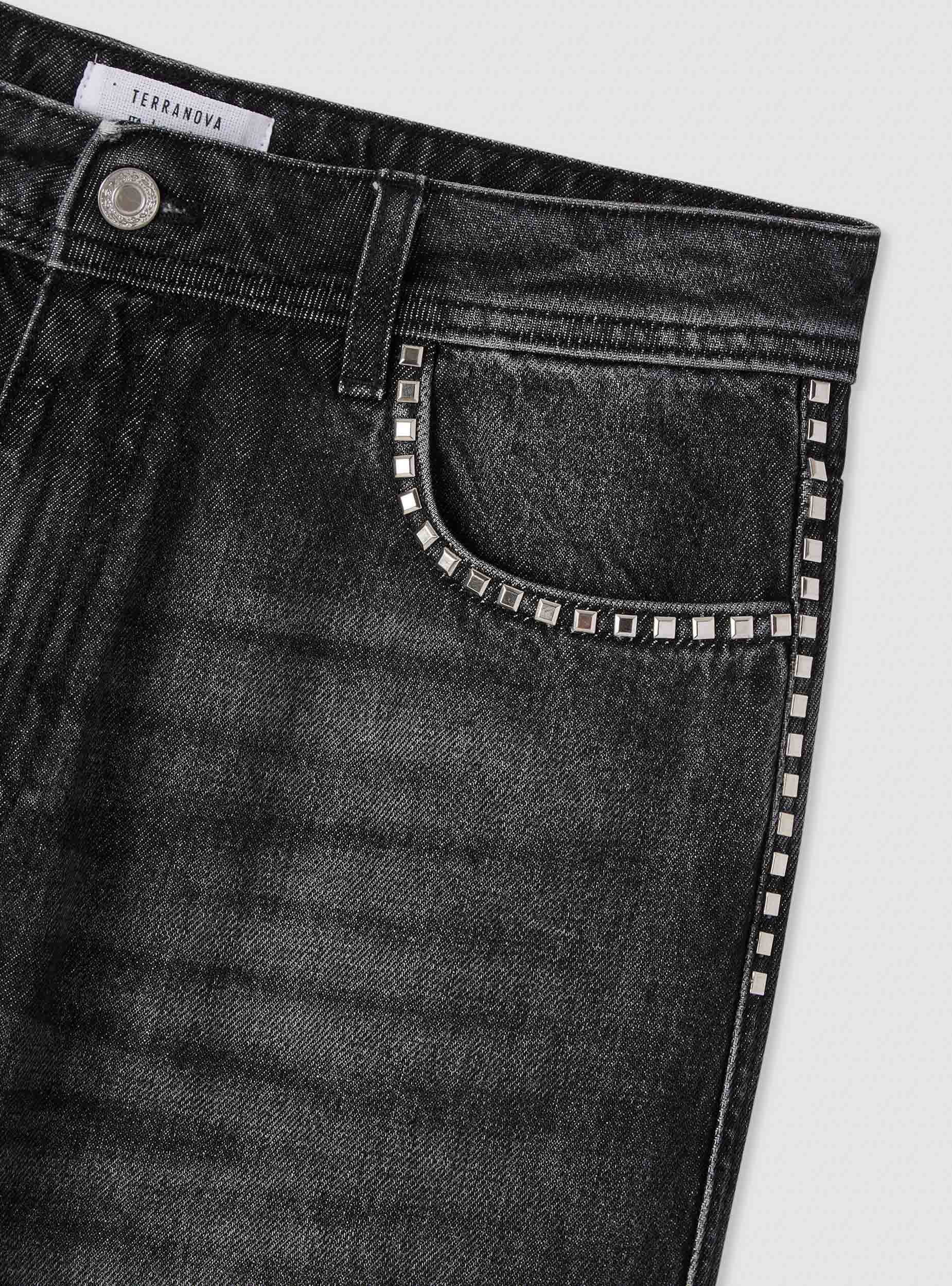 Jeans super baggy con borchie - Image 7