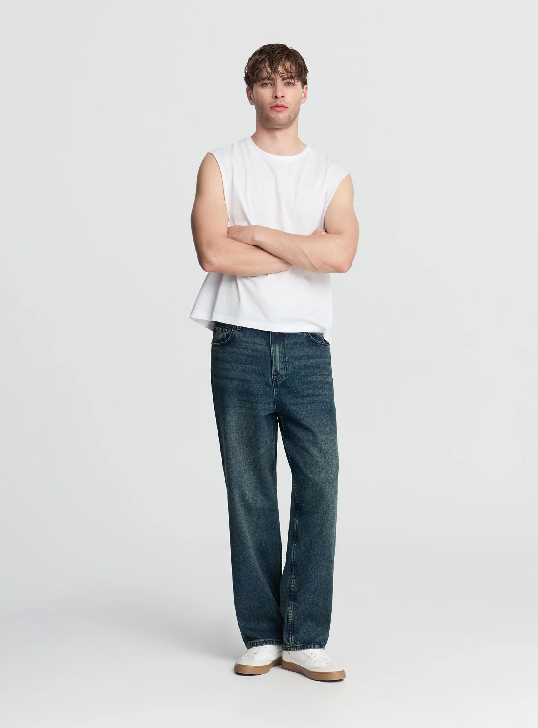 Jeans super-baggy lavaggio al thè - Image 2