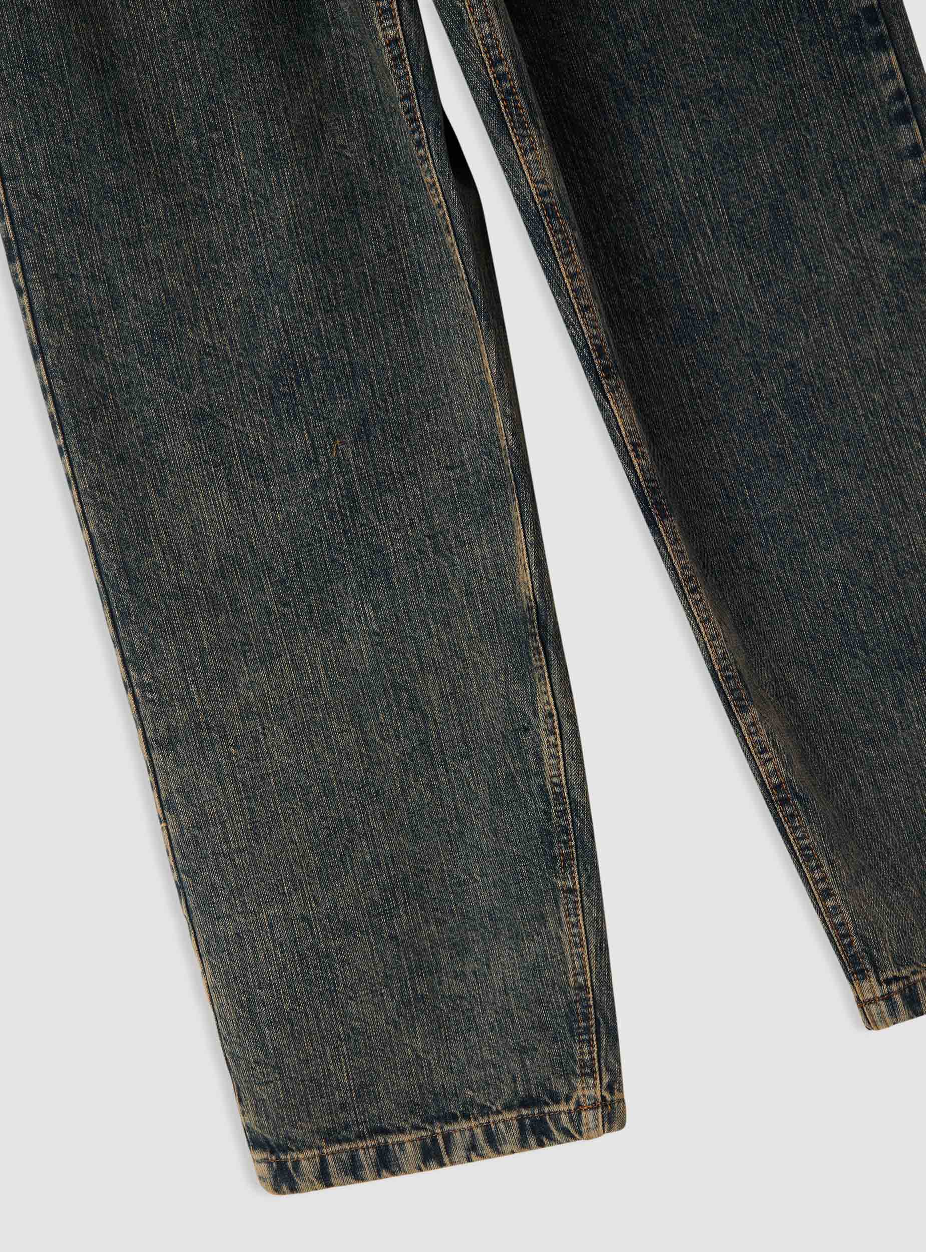 Jeans superbaggy tessuto fiammato