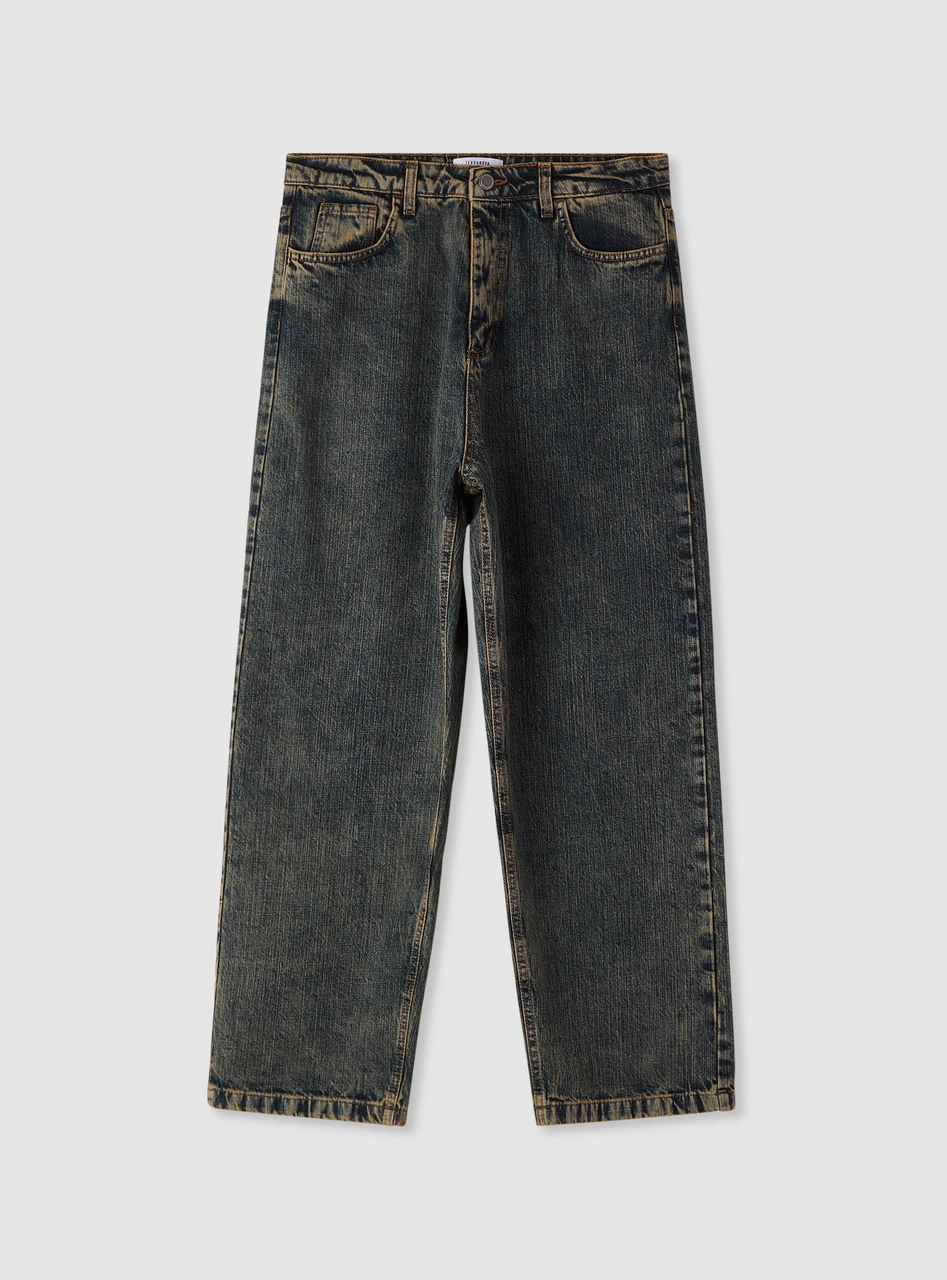 Jeans superbaggy tessuto fiammato - Image 2