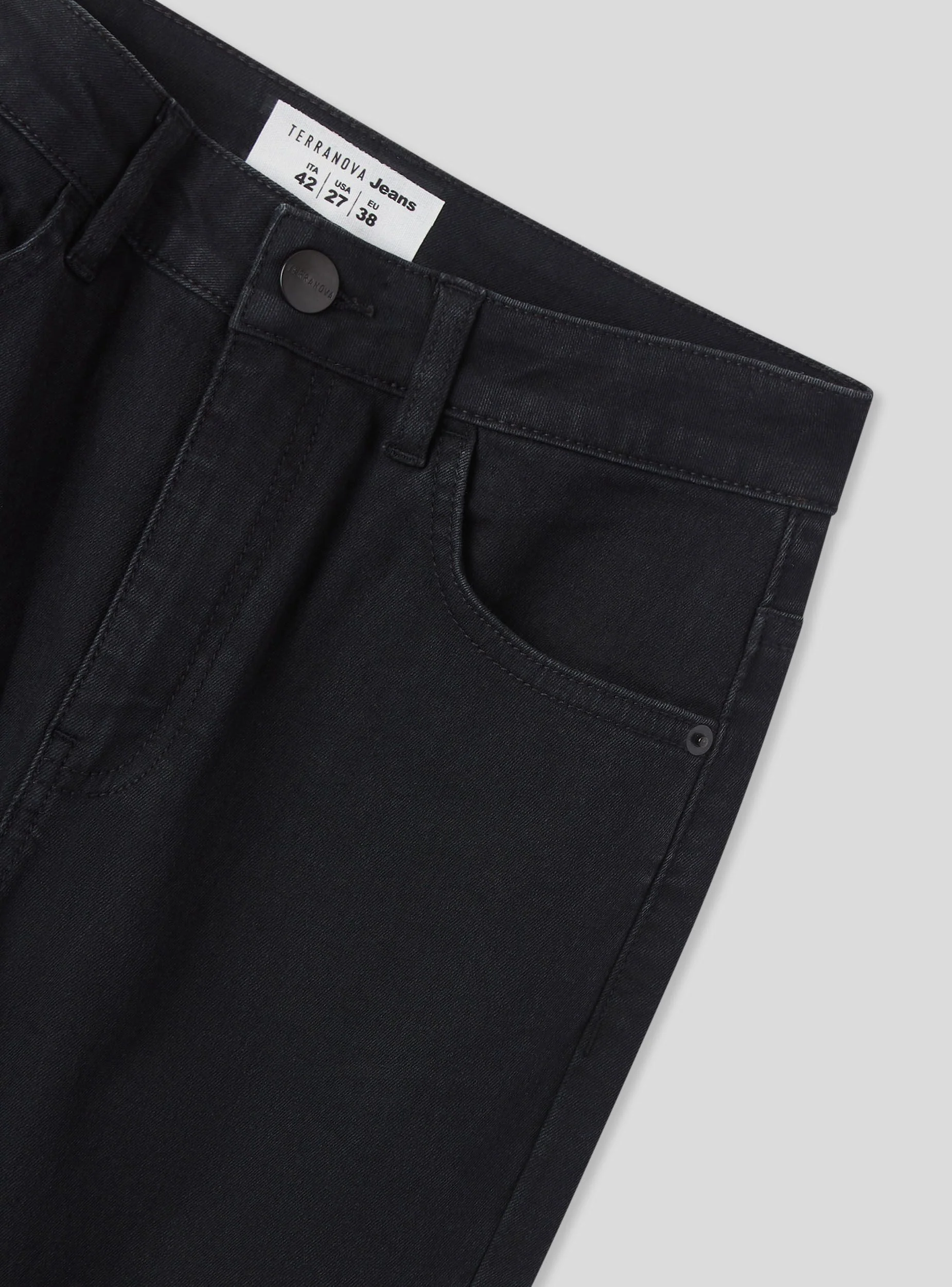 Jeans vita alta a zampa - Image 5