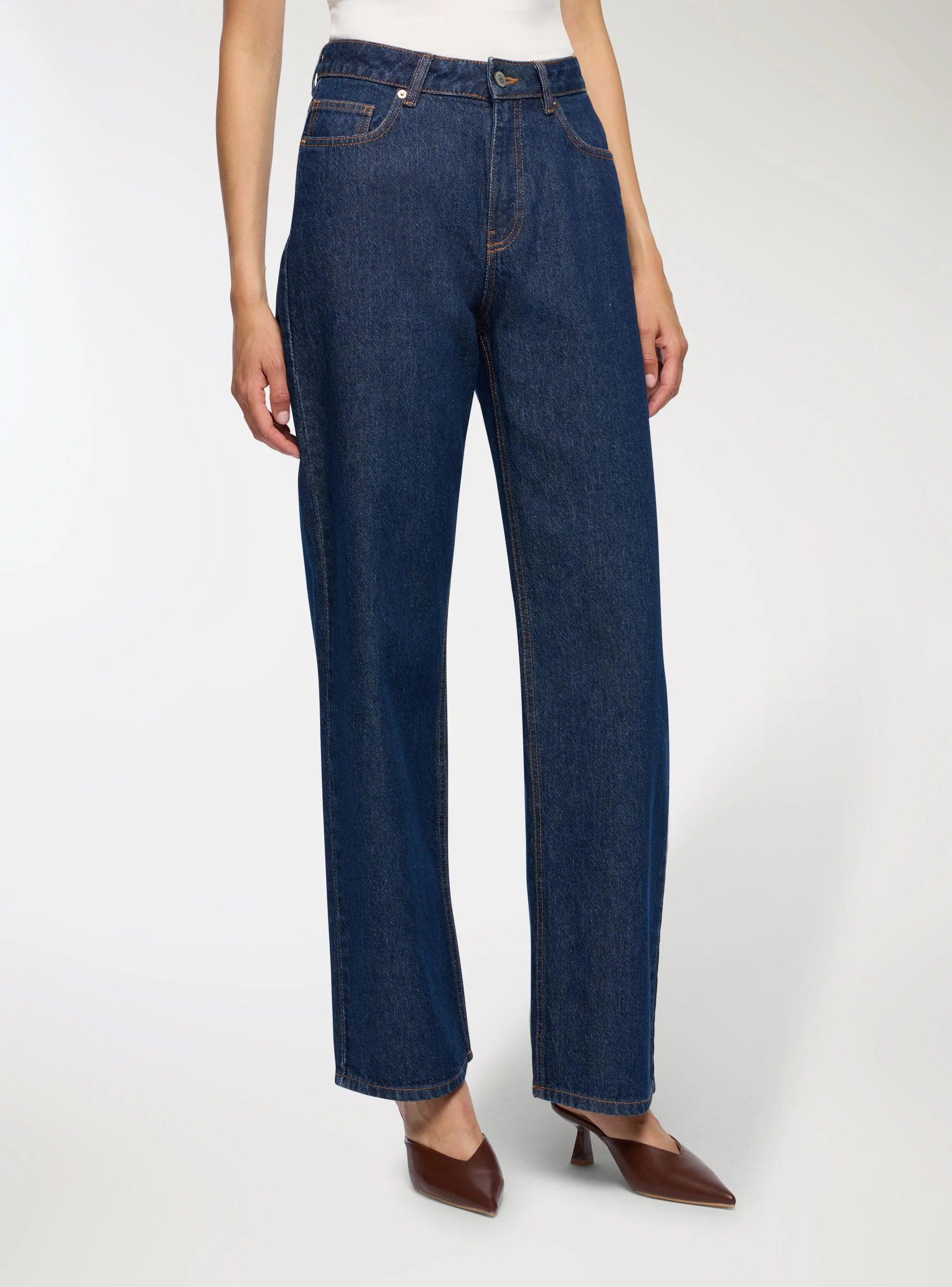 Jeans wide leg a cinque tasche - Image 4
