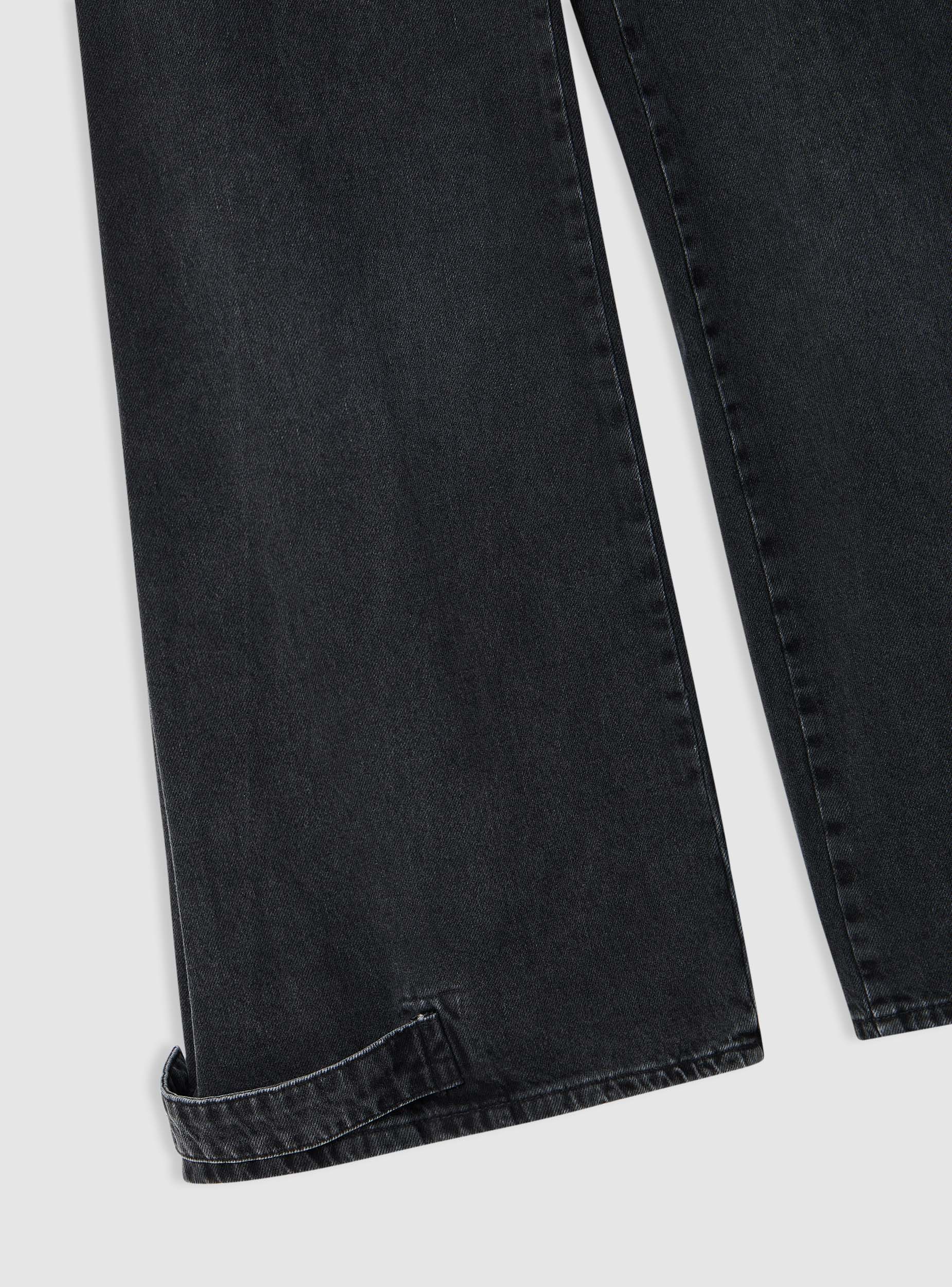 Jeans wide leg a tinta unita - Image 5