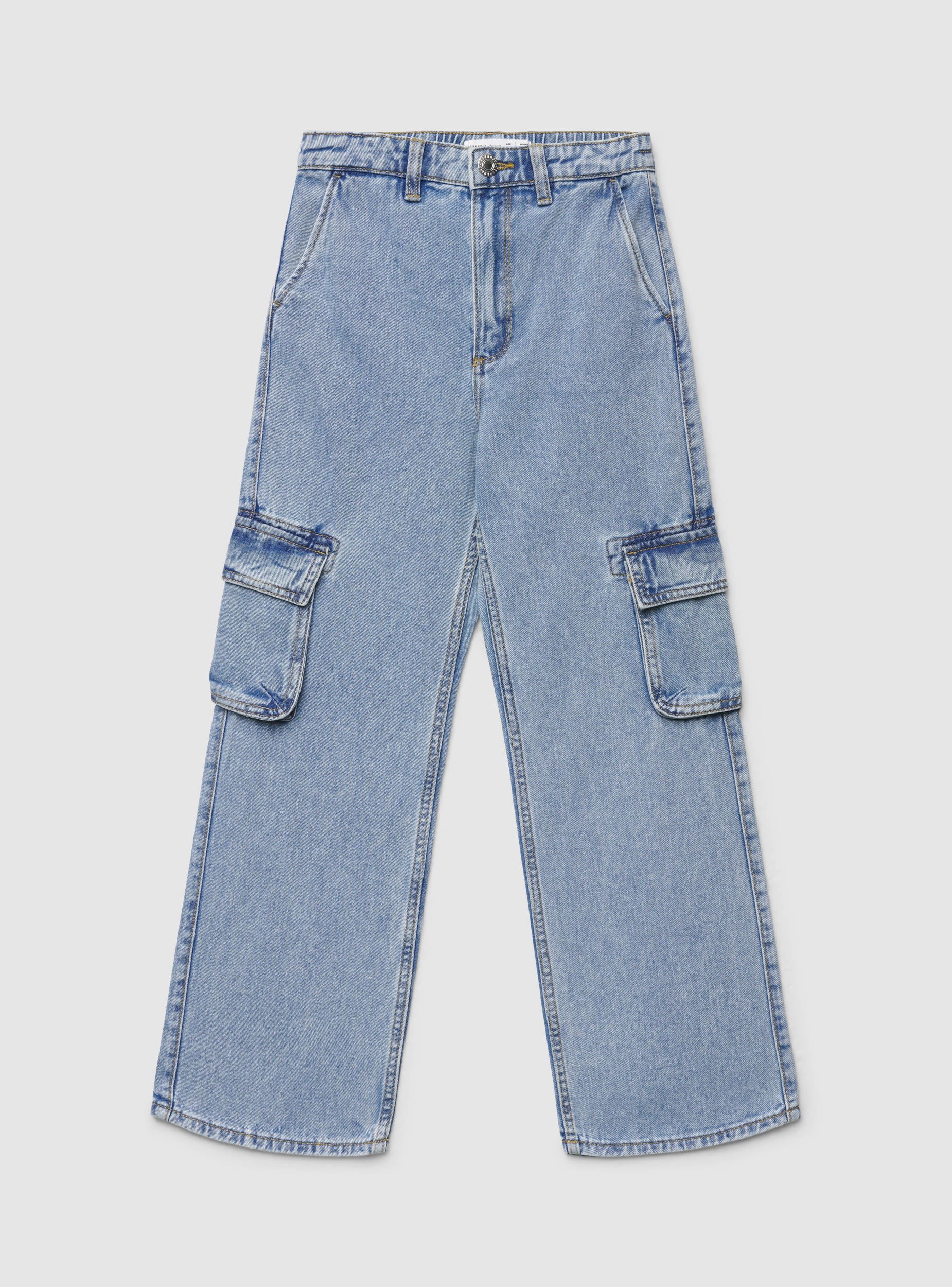 Jeans wide leg cargo