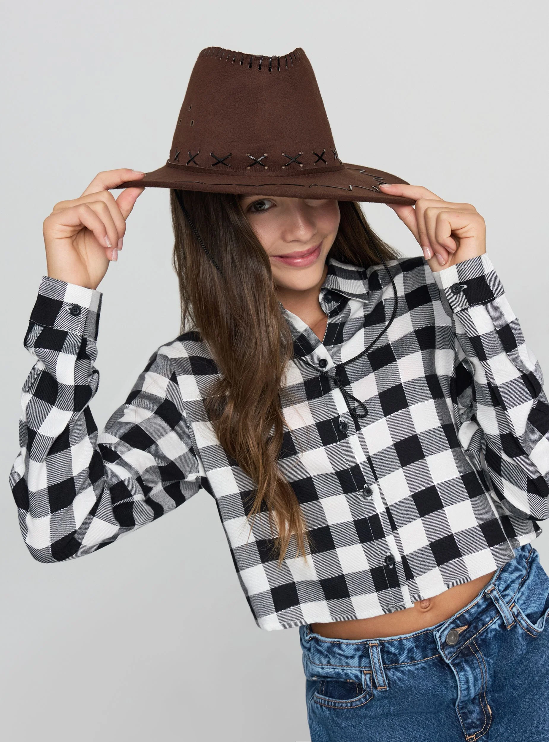Jeans wide leg con applicazione stella - Image 3