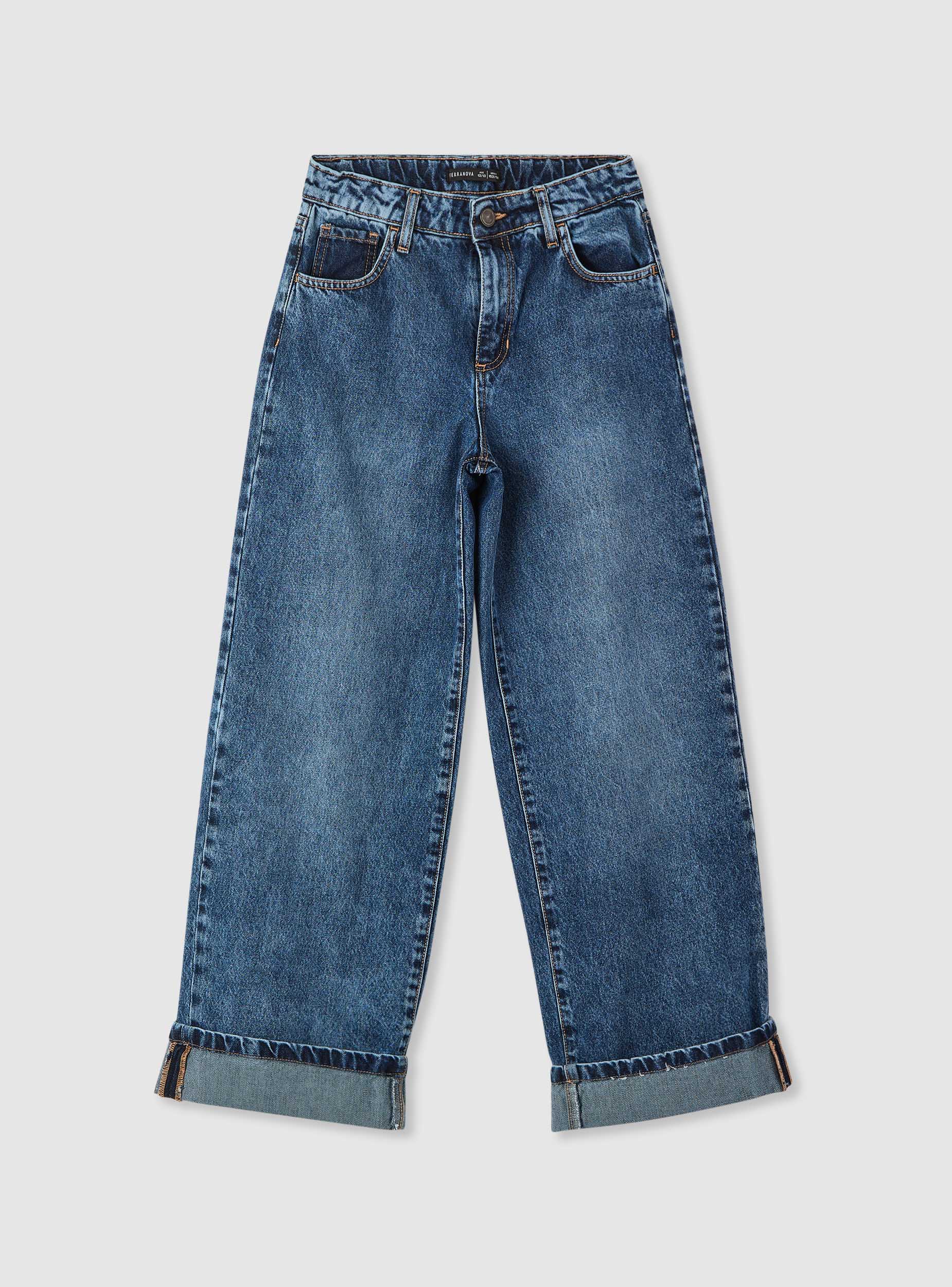 Jeans wide leg con applicazione stella - Image 6