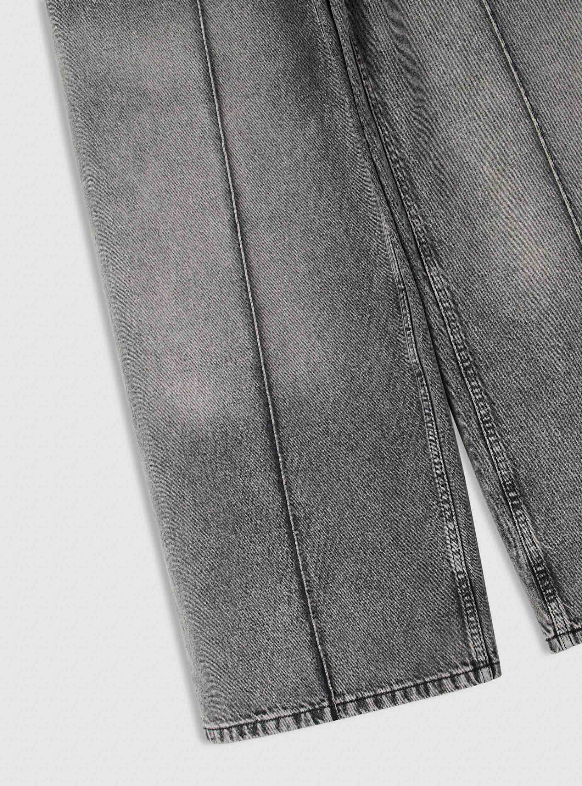 Jeans wide leg con nervatura - Image 5