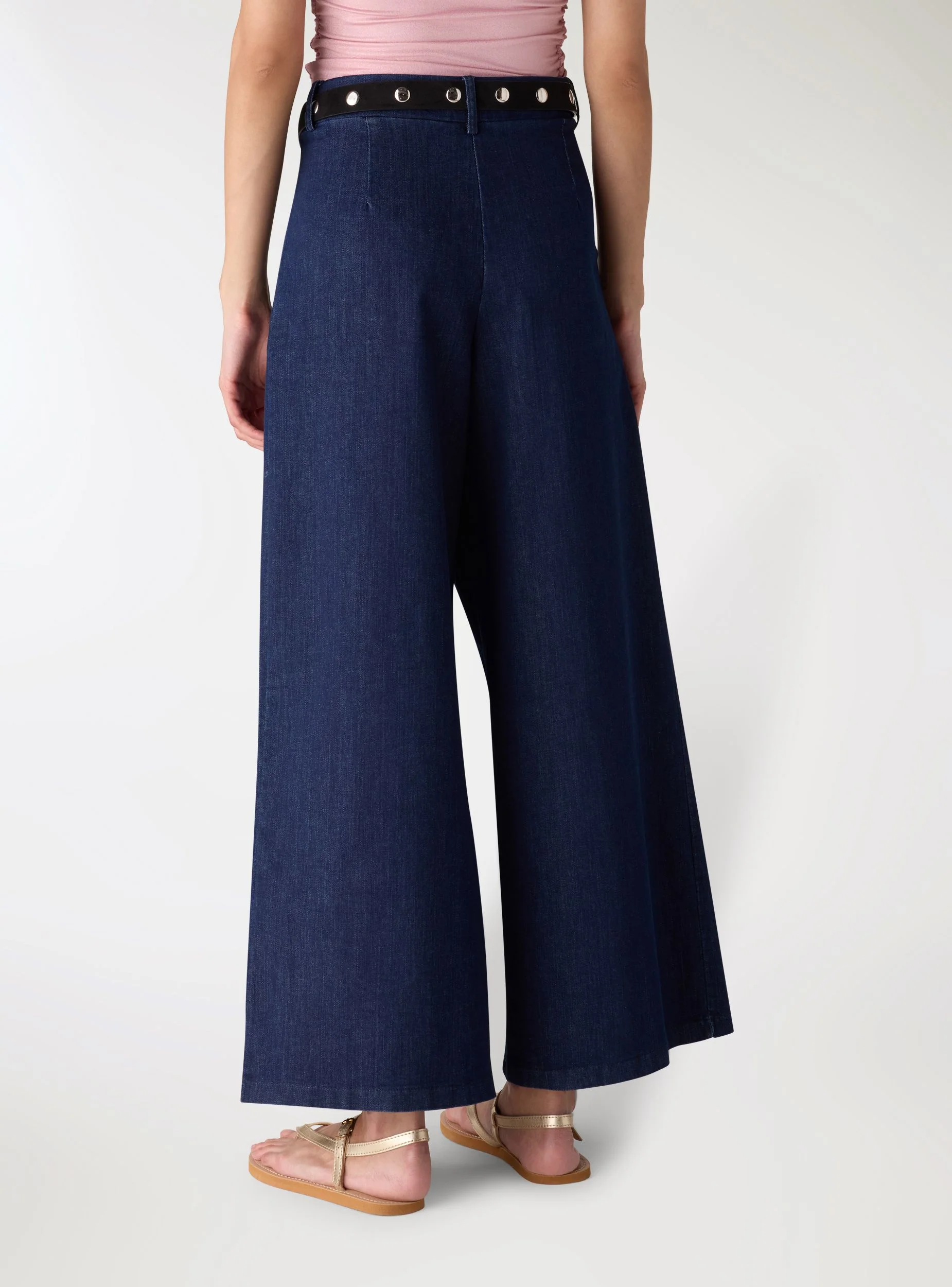 Jeans wide leg con pinces - Image 3