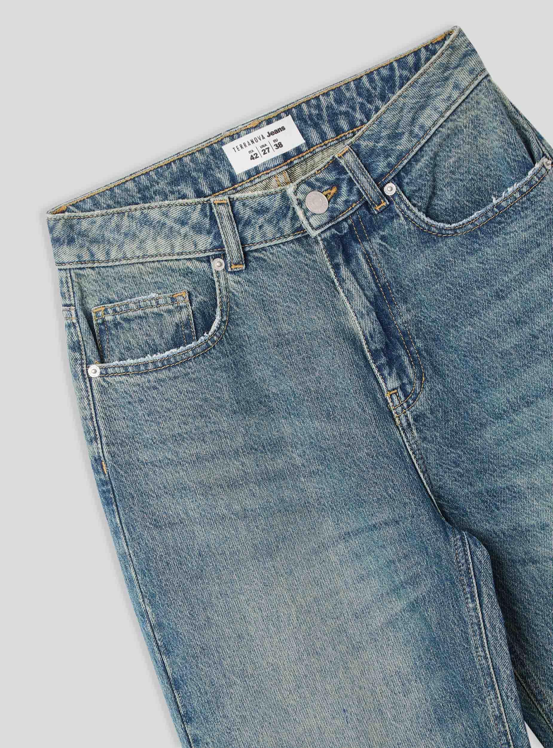 Jeans wide leg con strappi - Image 6