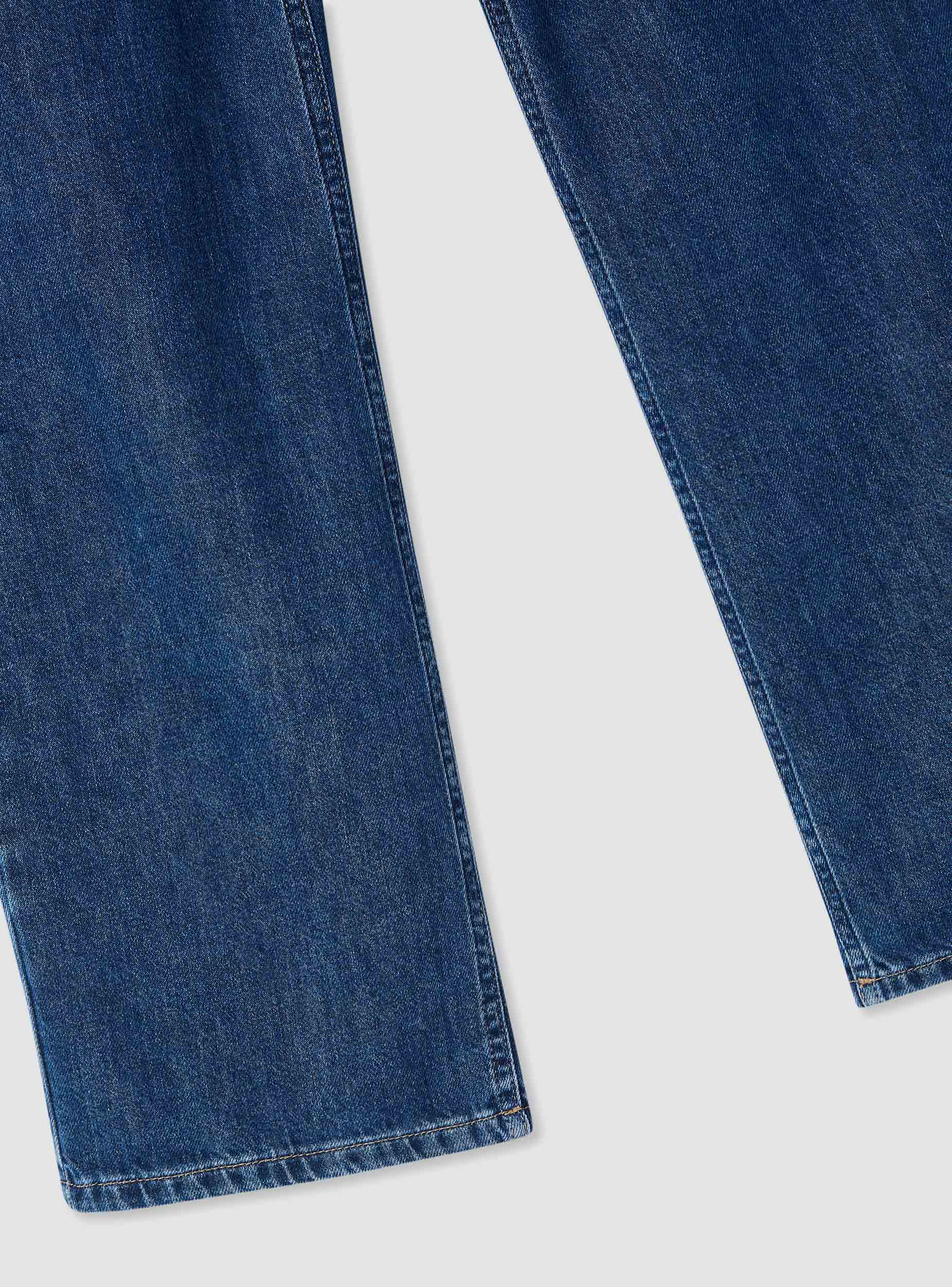 Jeans wide leg con tasche a patta - Image 6