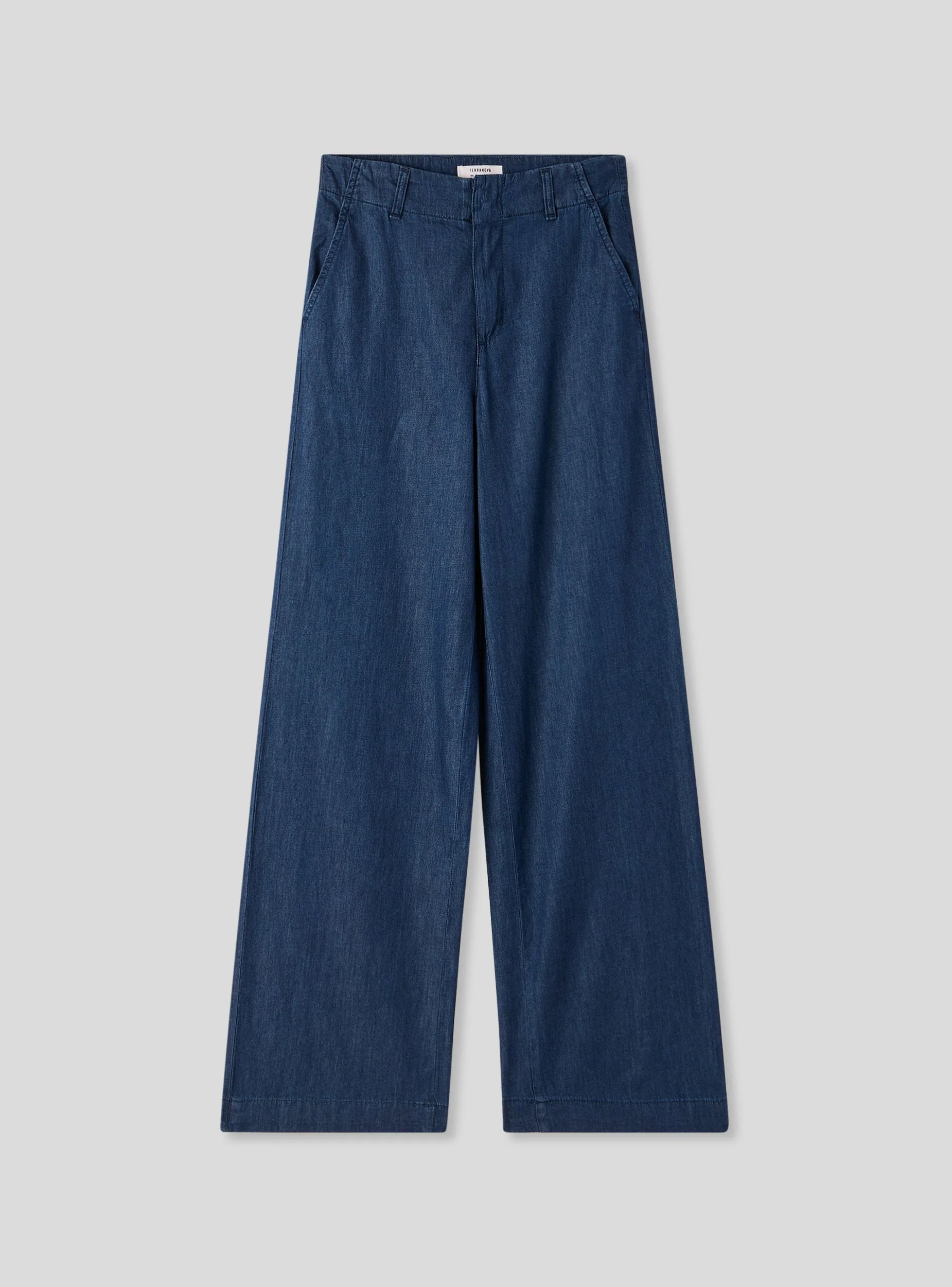 Jeans wide leg con tasche alla francese - Image 5