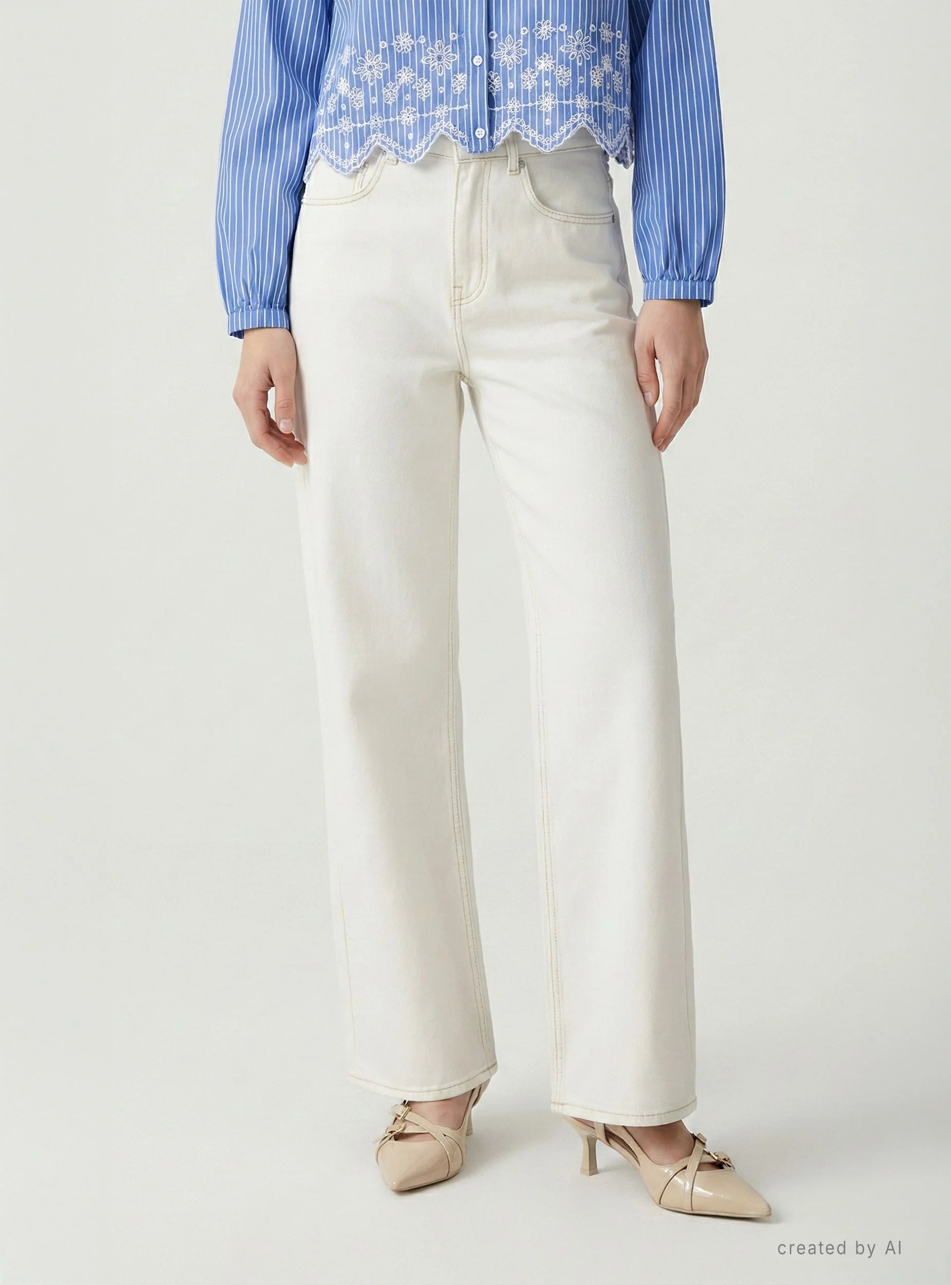 Jeans wide leg