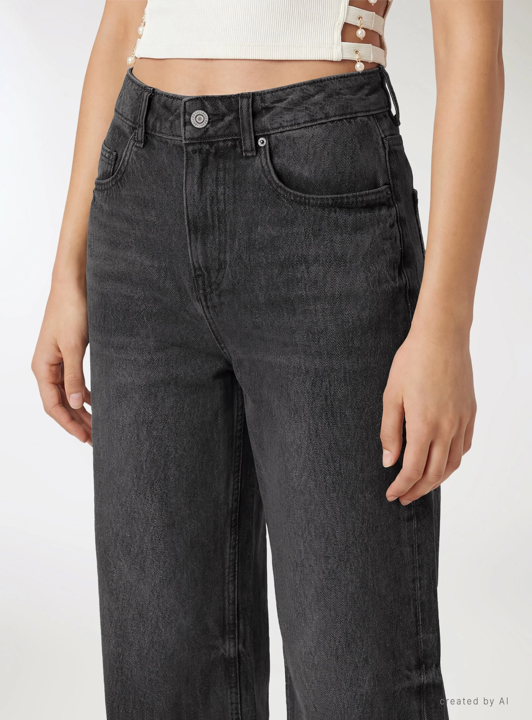 Jeans wide leg - Image 4